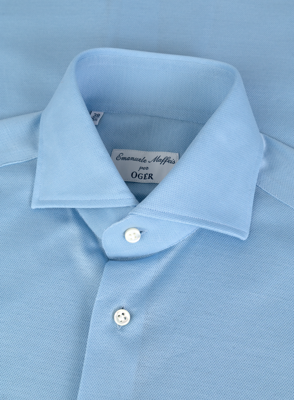 Overhemd van katoen | FULL_WIDTH | MID.BLAUW