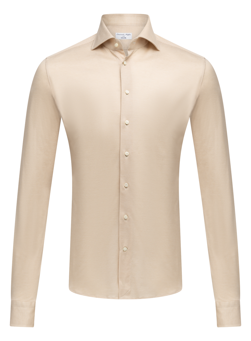 Overhemd in katoen | Beige