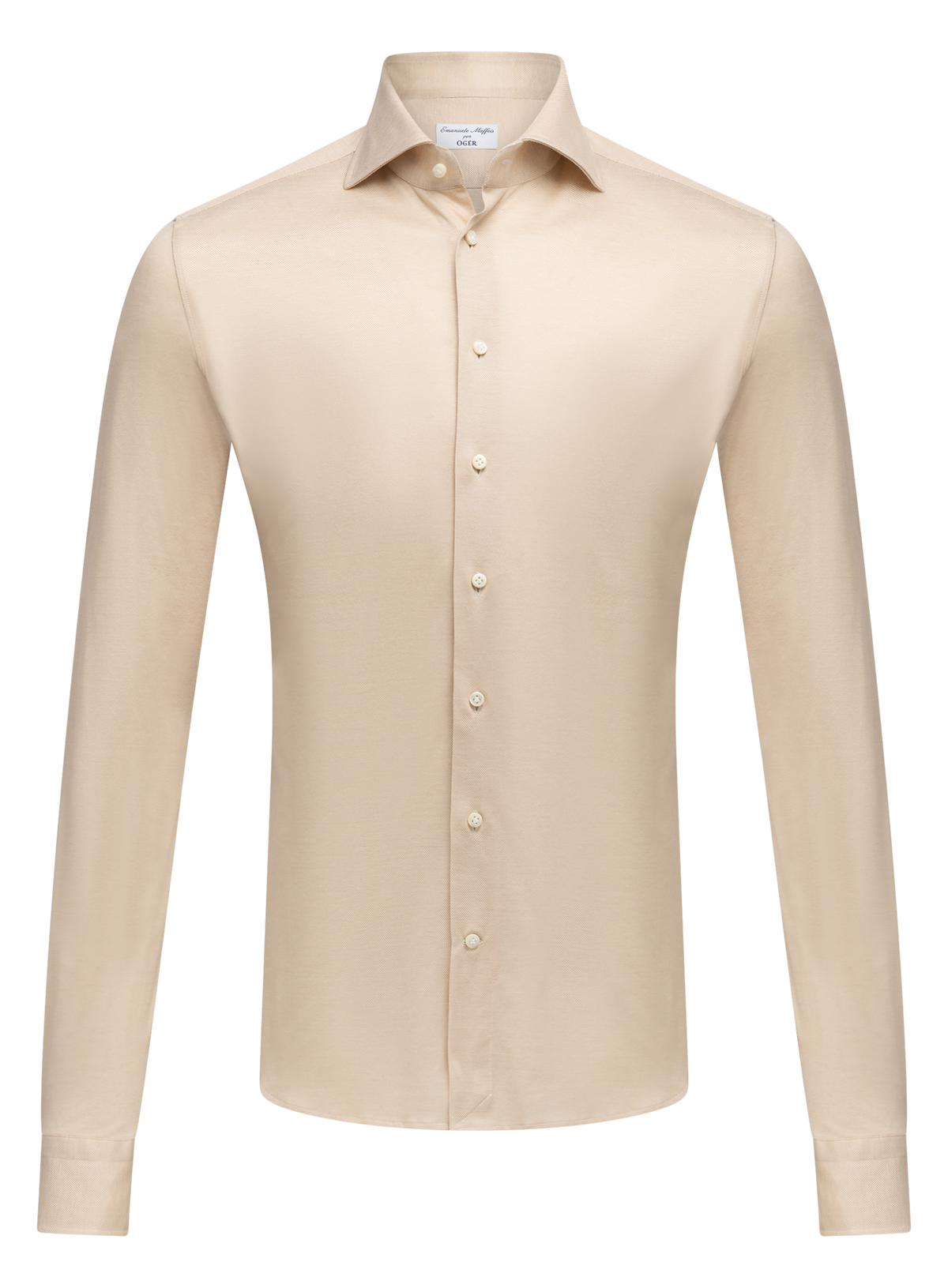 Overhemd in katoen | Beige