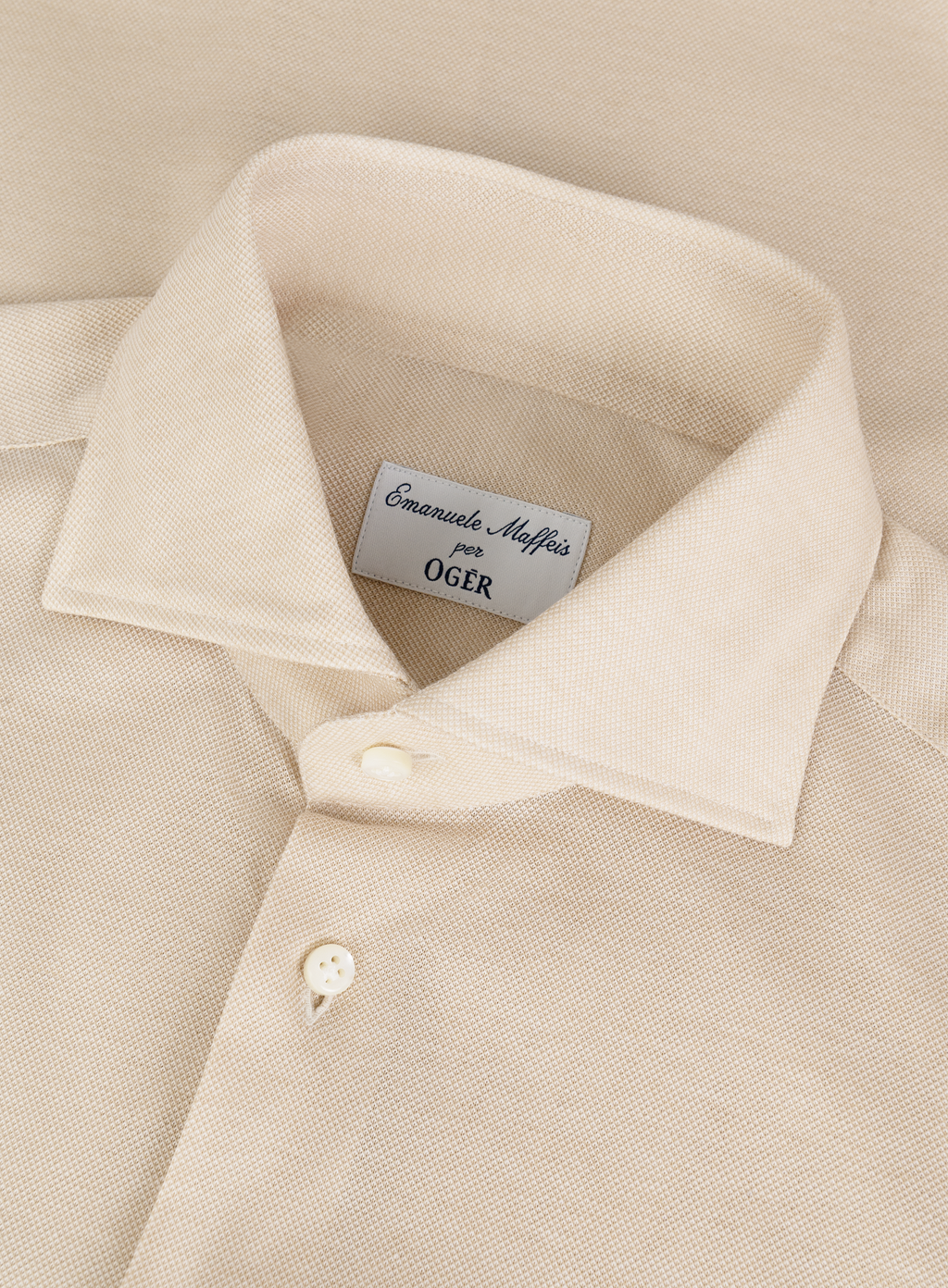 Overhemd van katoen | FULL_WIDTH | Beige