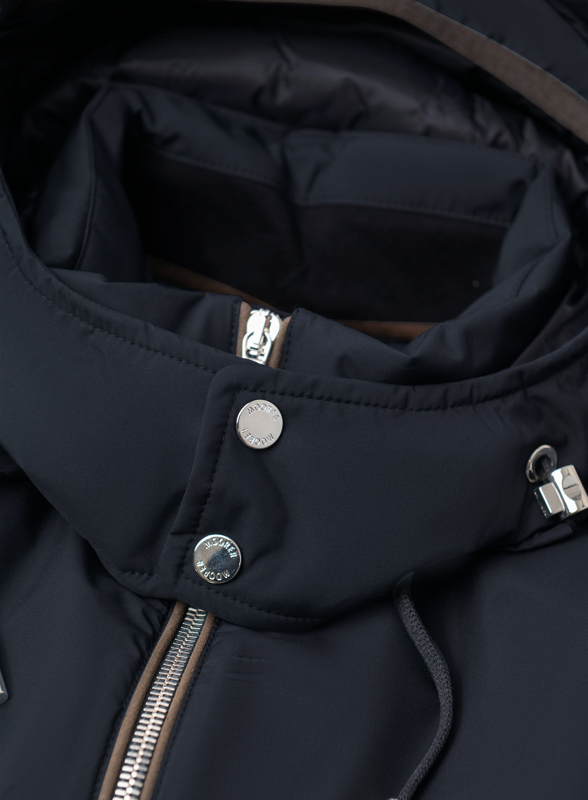 EVAN jack met capuchon | FULL_WIDTH | BLUE NAVY