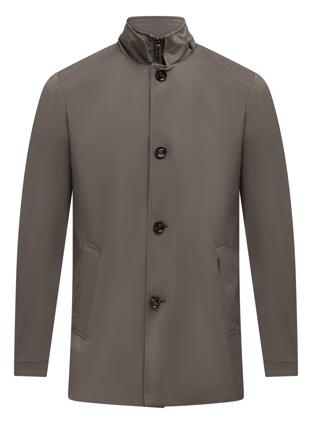 Blazer jack van zijde | TAUPE