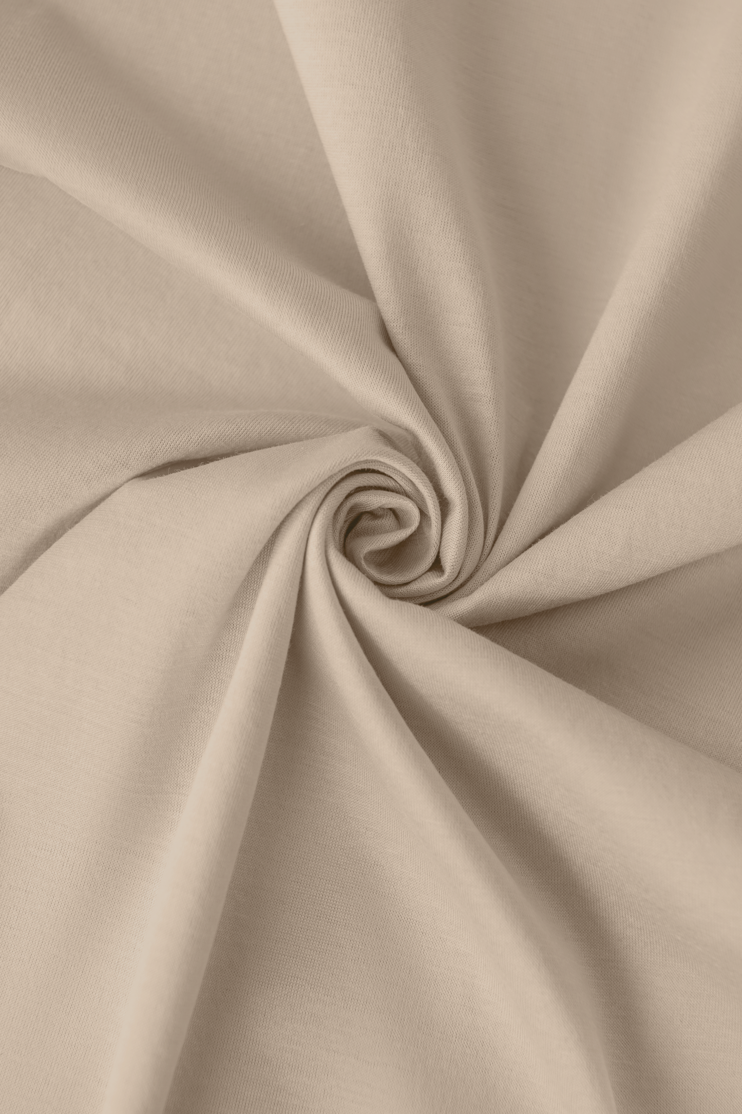 Buttonless polo van katoen | FULL_WIDTH | Beige