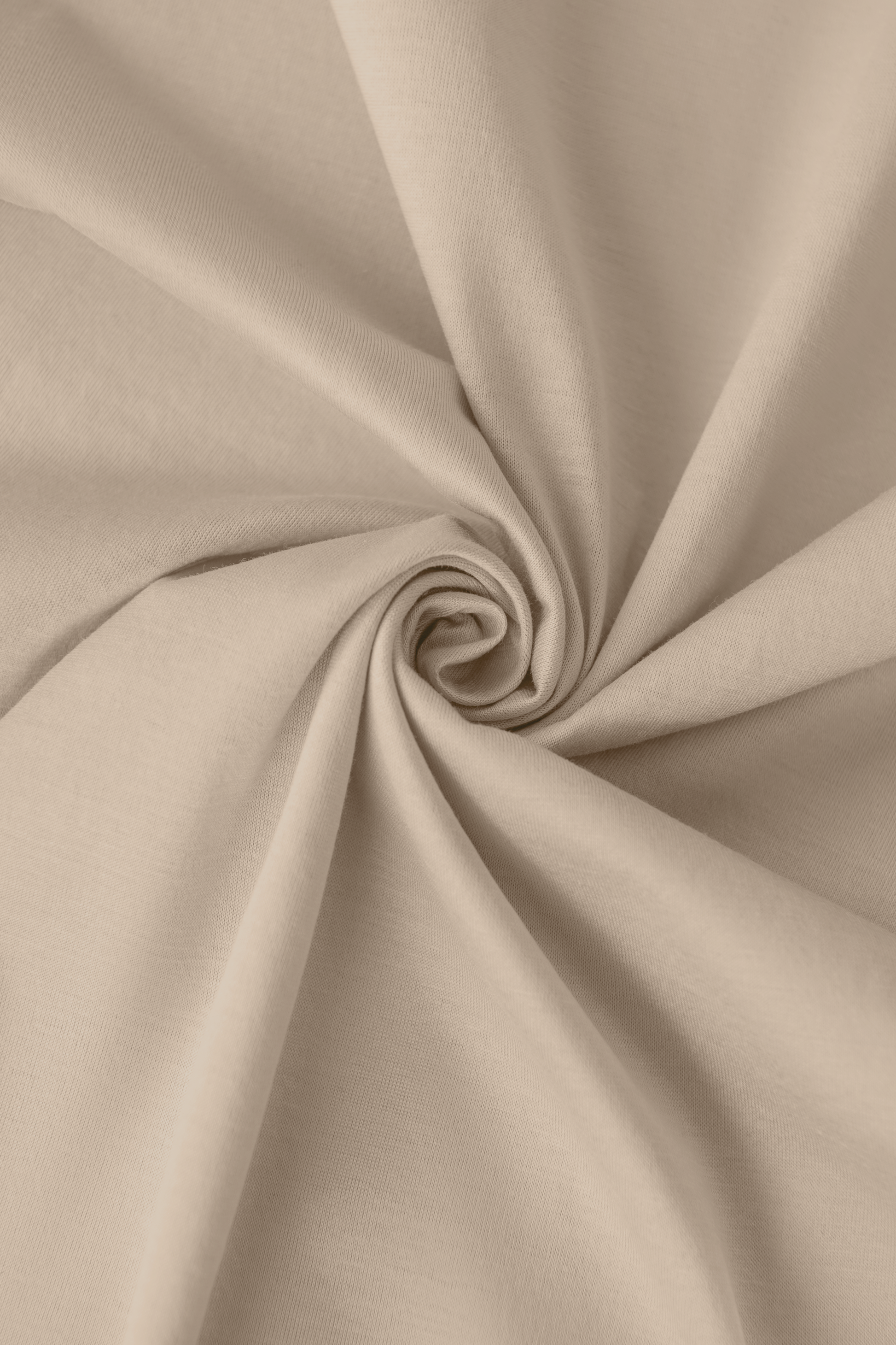 Buttonless polo van katoen | FULL_WIDTH | Beige