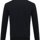 Half-zip trui van zijde en katoen | BLUE NAVY
