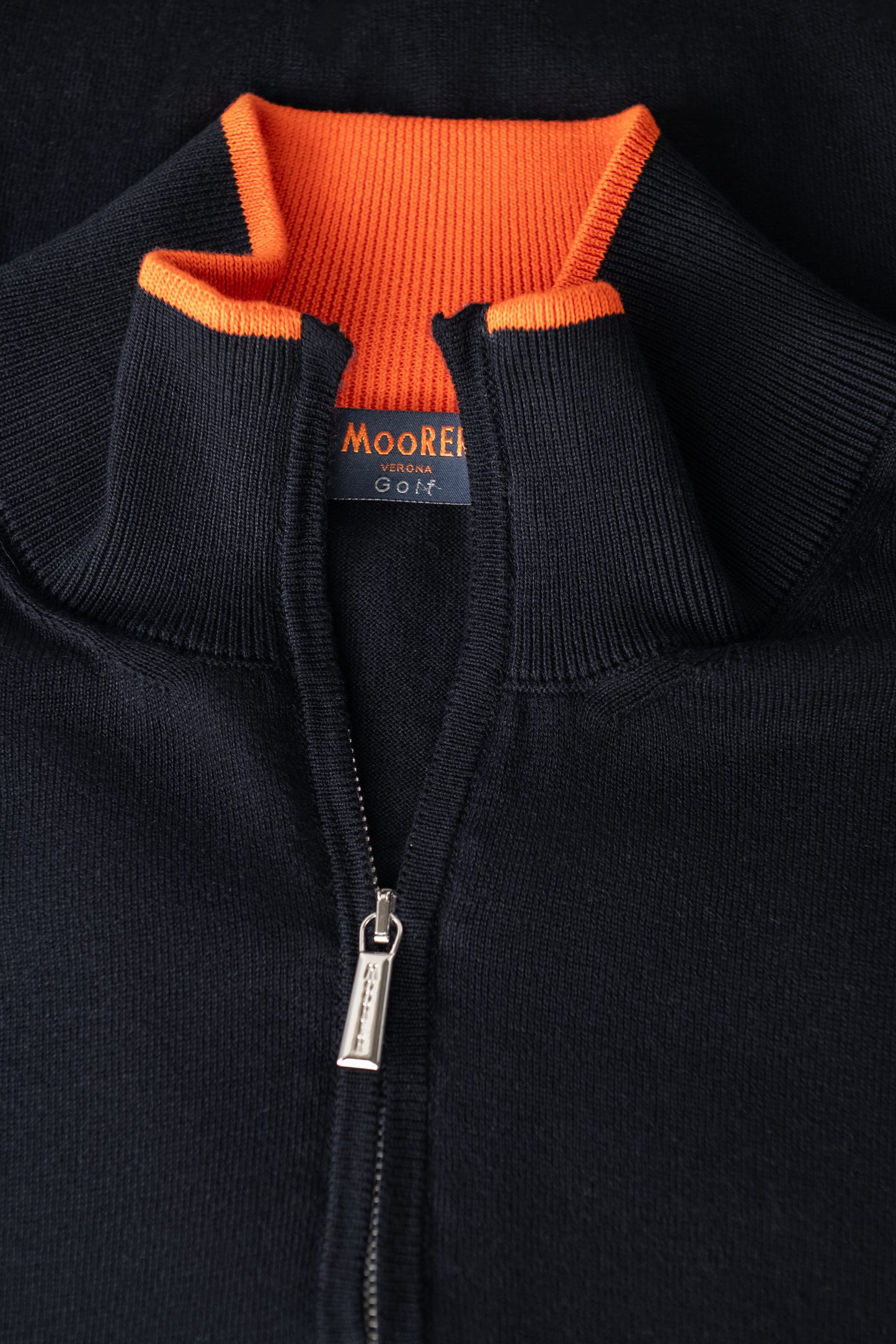 Half-zip trui van zijde en katoen | FULL_WIDTH | BLUE NAVY