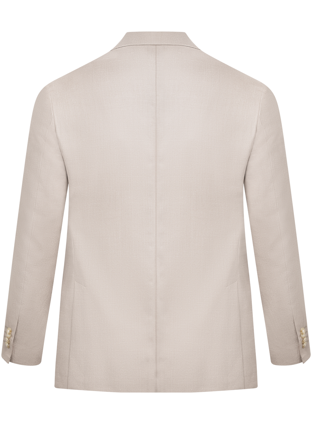 Colbert van wol, zijde en linnen | Beige