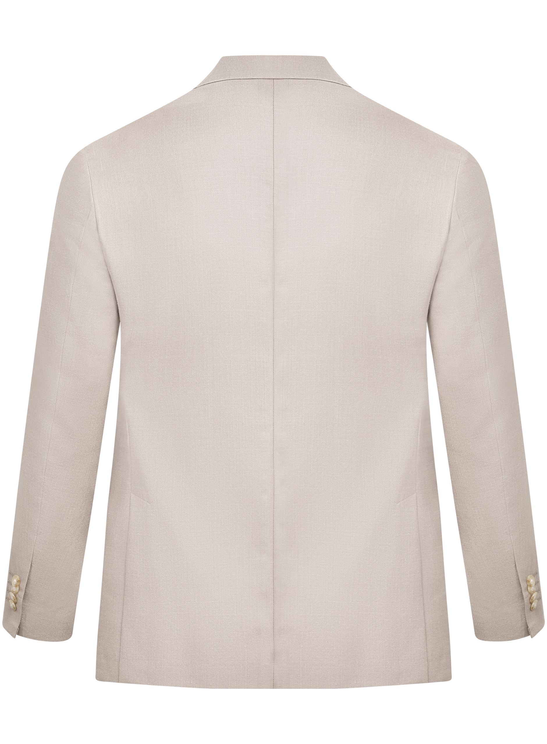 Colbert van wol, zijde en linnen | Beige