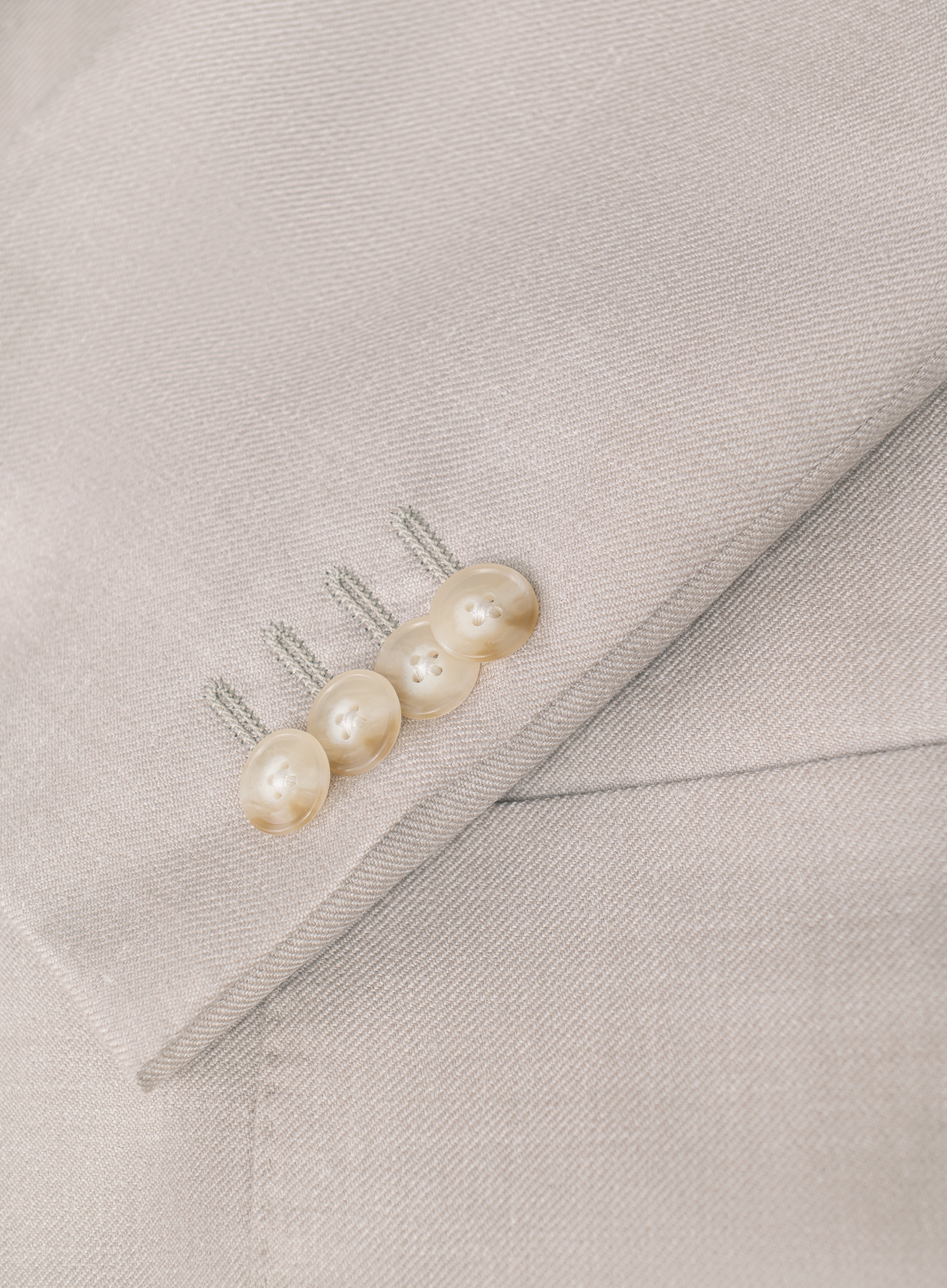 Colbert van wol, zijde en linnen | FULL_WIDTH | Beige