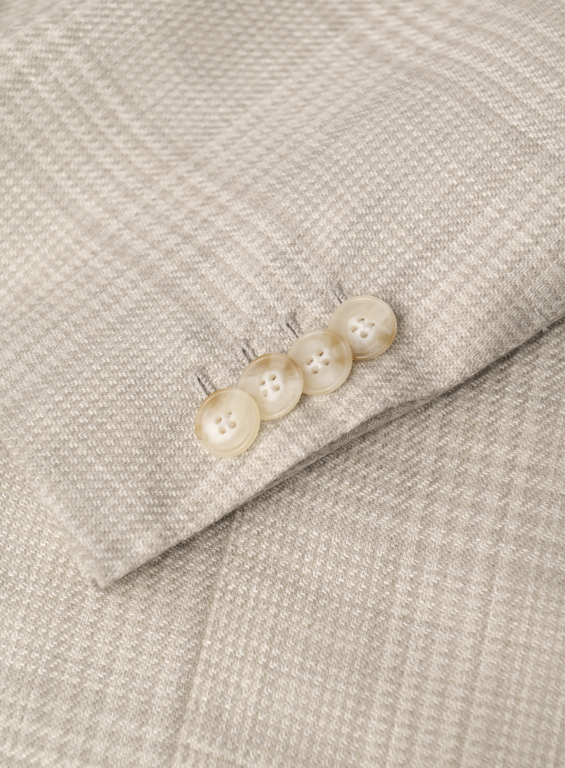 Jasje van wol, zijde en linnen | FULL_WIDTH | TAUPE BEIGE