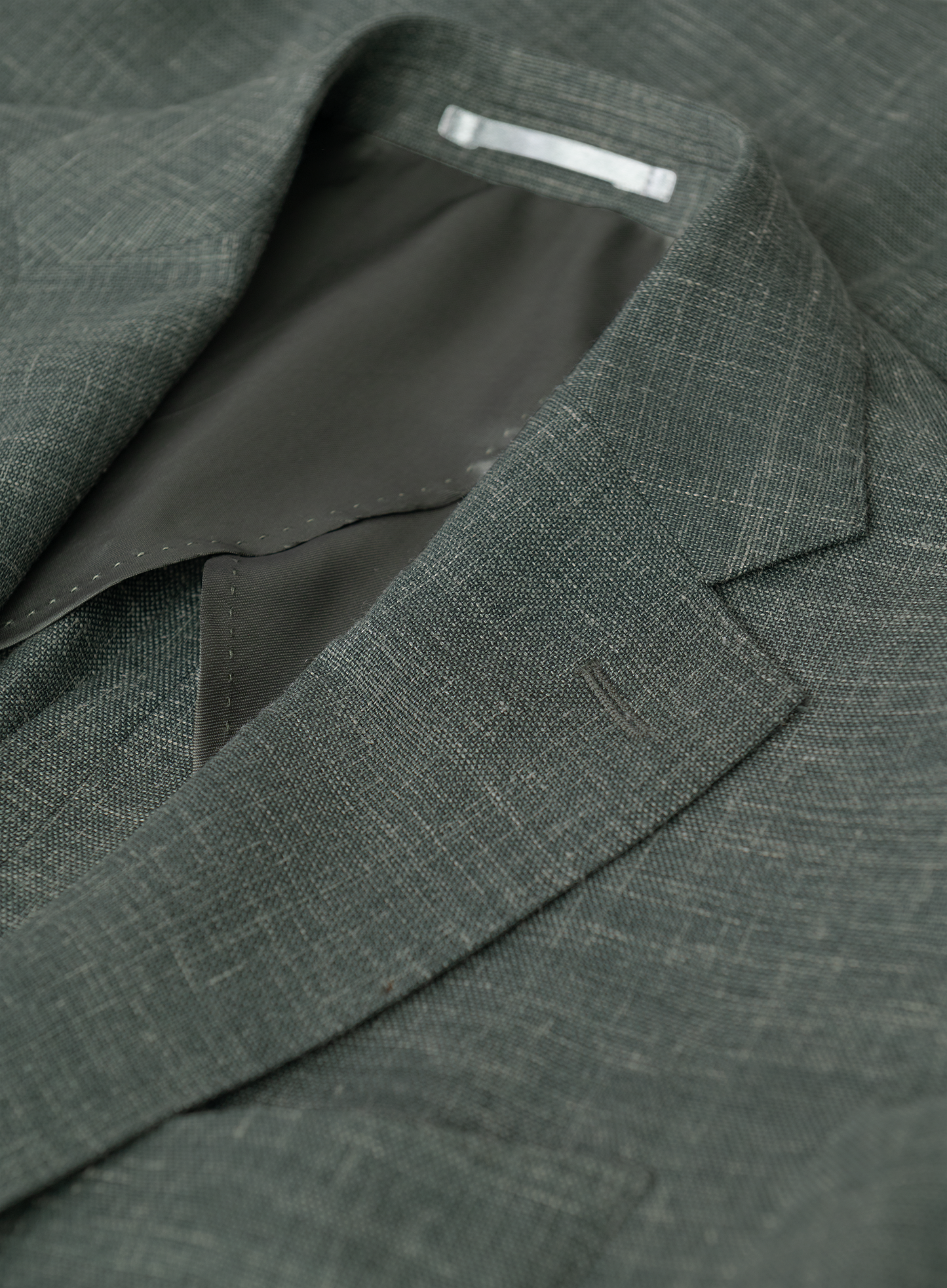 Jasje van wol, zijde en linnen | Groen