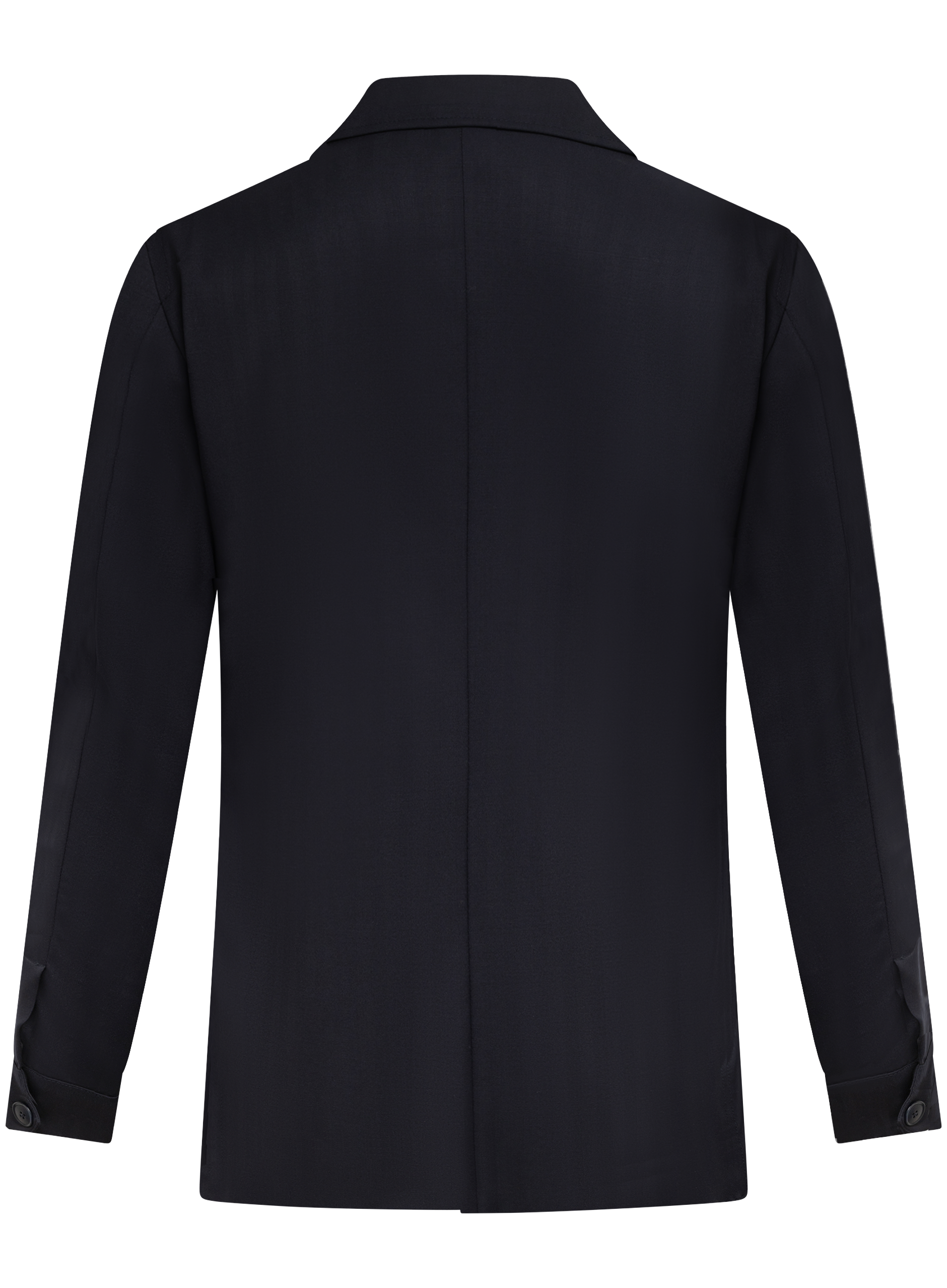 Pak van wol met shirt jacket | BLUE NAVY