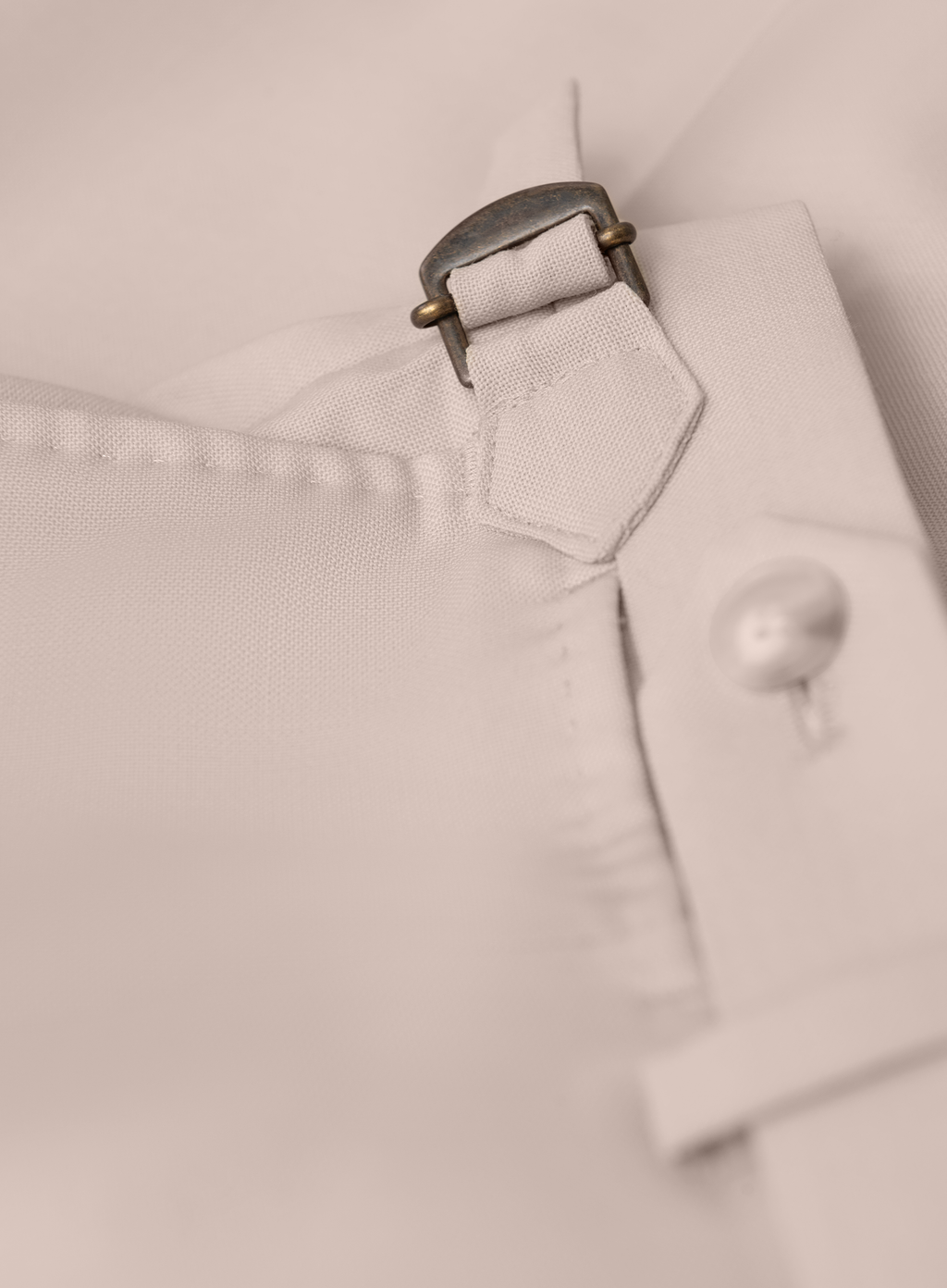 Bandplooi pantalon van wol | FULL_WIDTH | Beige