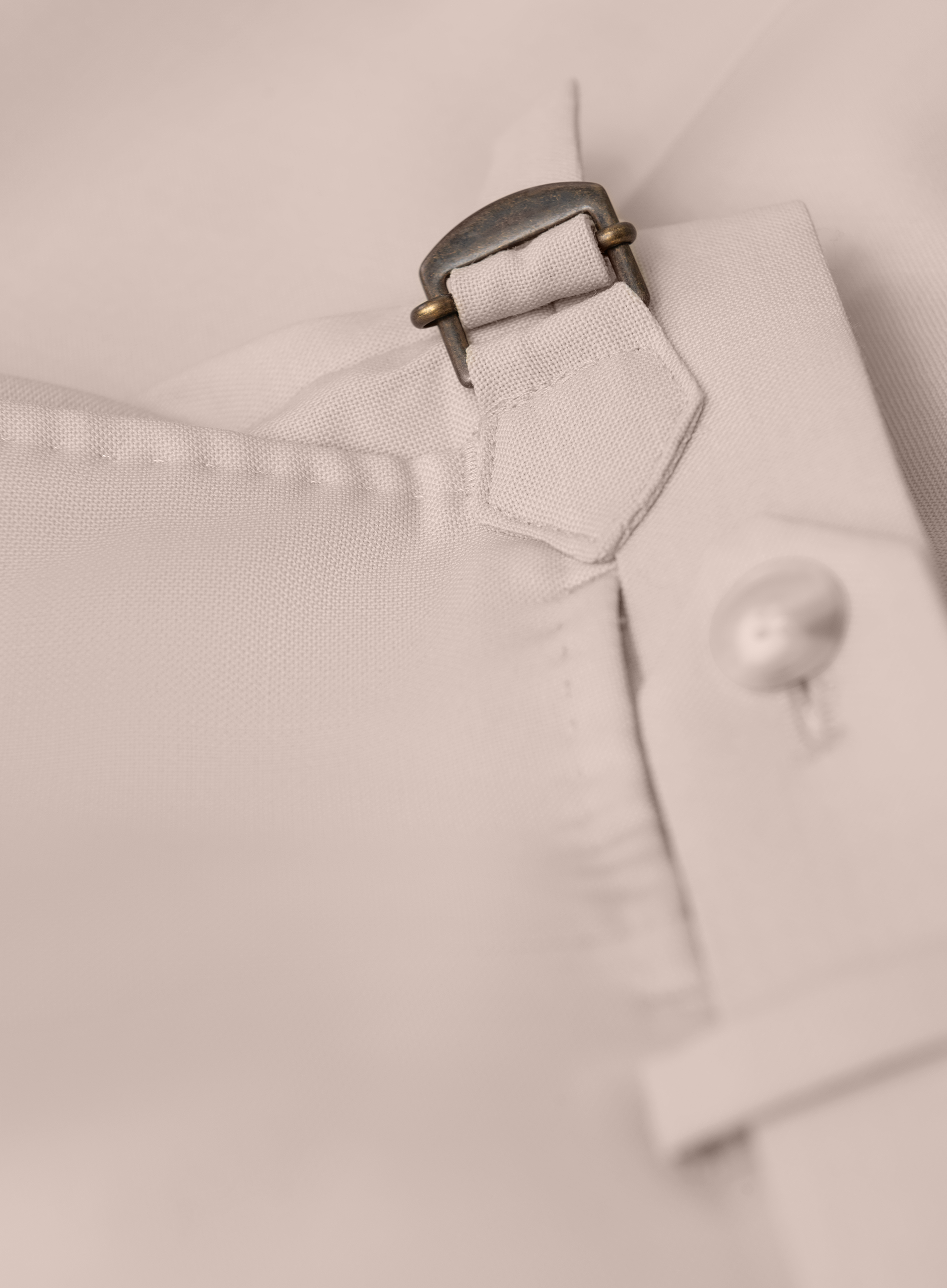 Bandplooi pantalon van wol | FULL_WIDTH | Beige