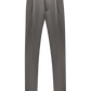 Bandplooi pantalon van wol en zijde | Grijs