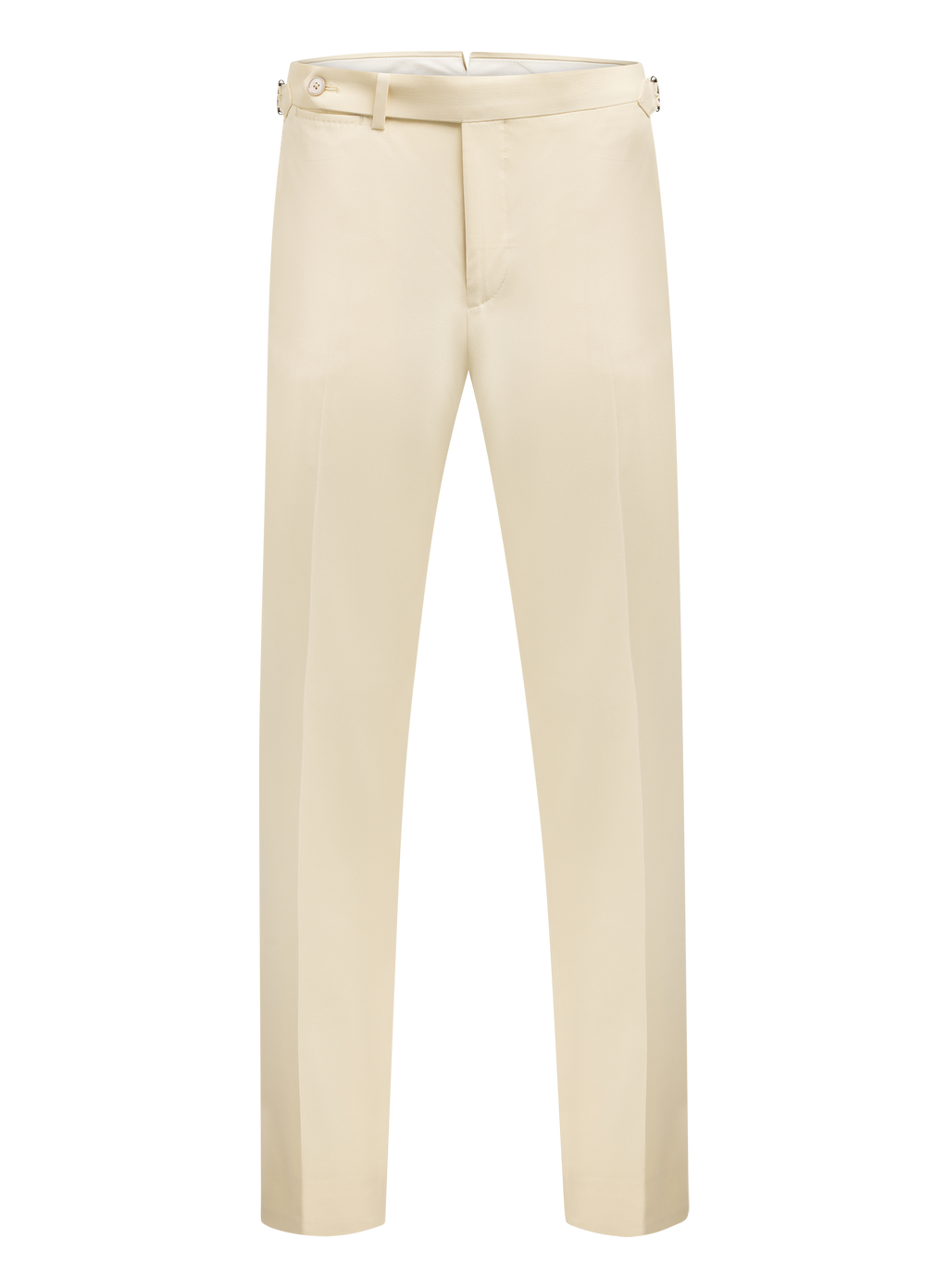 Pantalon van wol, zijde en linnen | ROOM-WIT