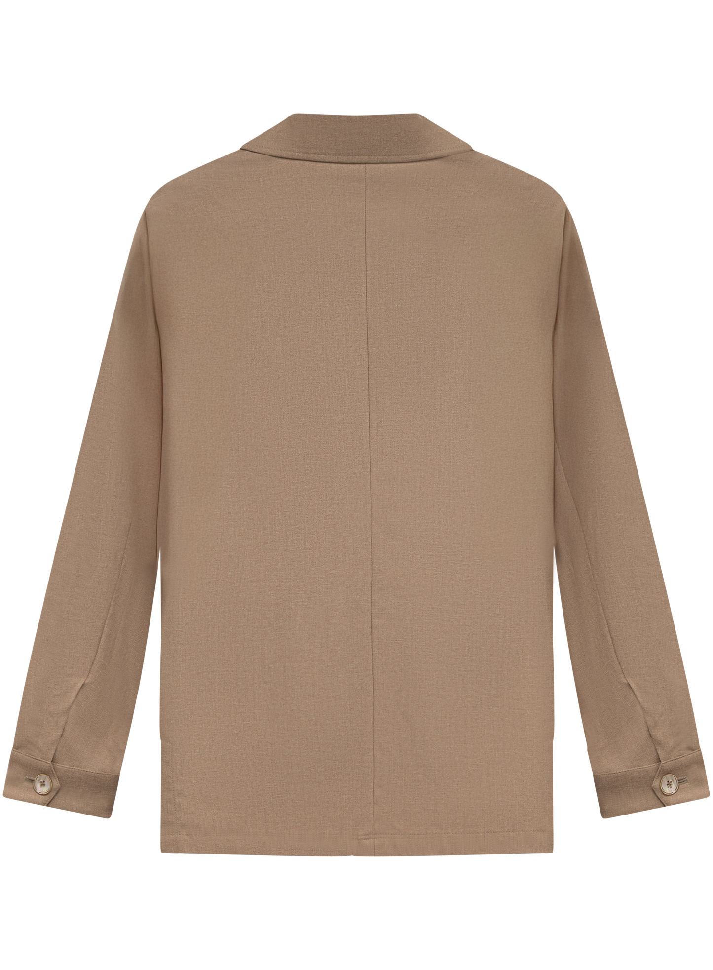 Pak met shirt jacket | Licht Bruin