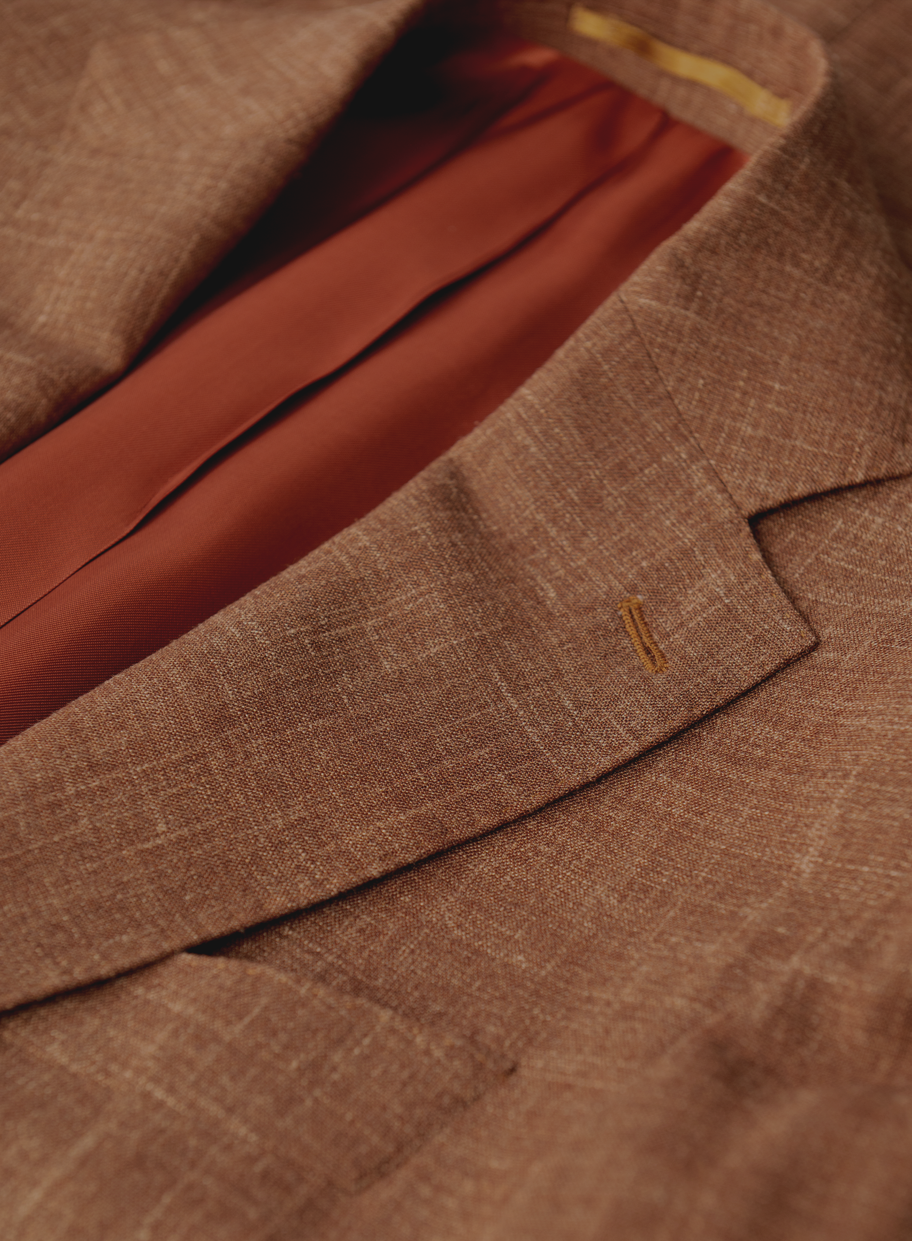 Pak van wol, zijde en linnen | Bruin