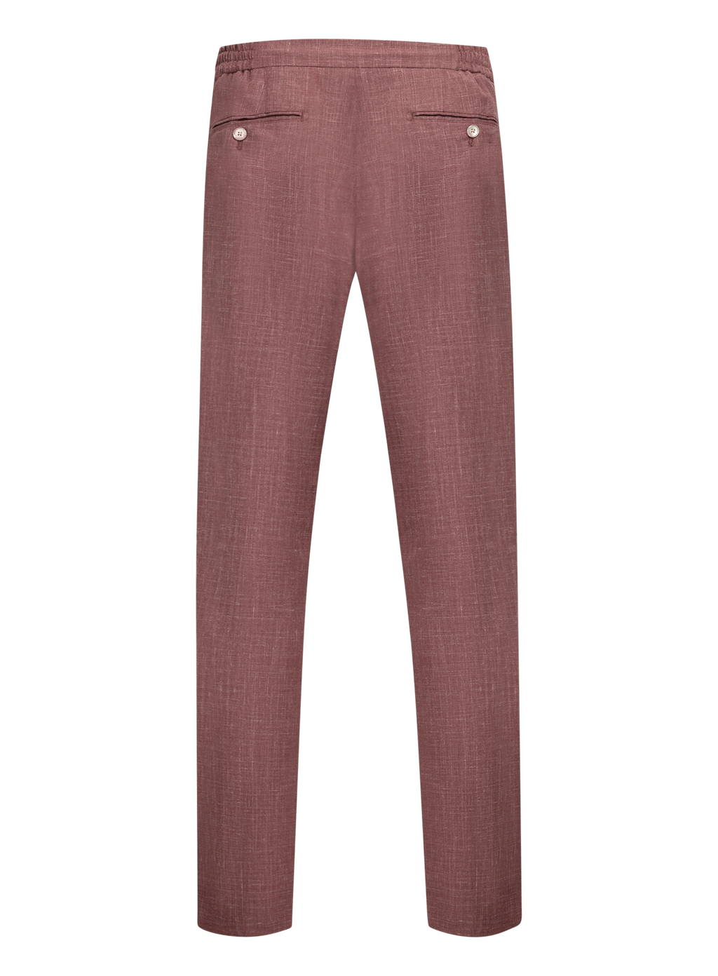 Pak met shirt jacket van wol, zijde en linnen (loro piana-stof) | OUD ROZE