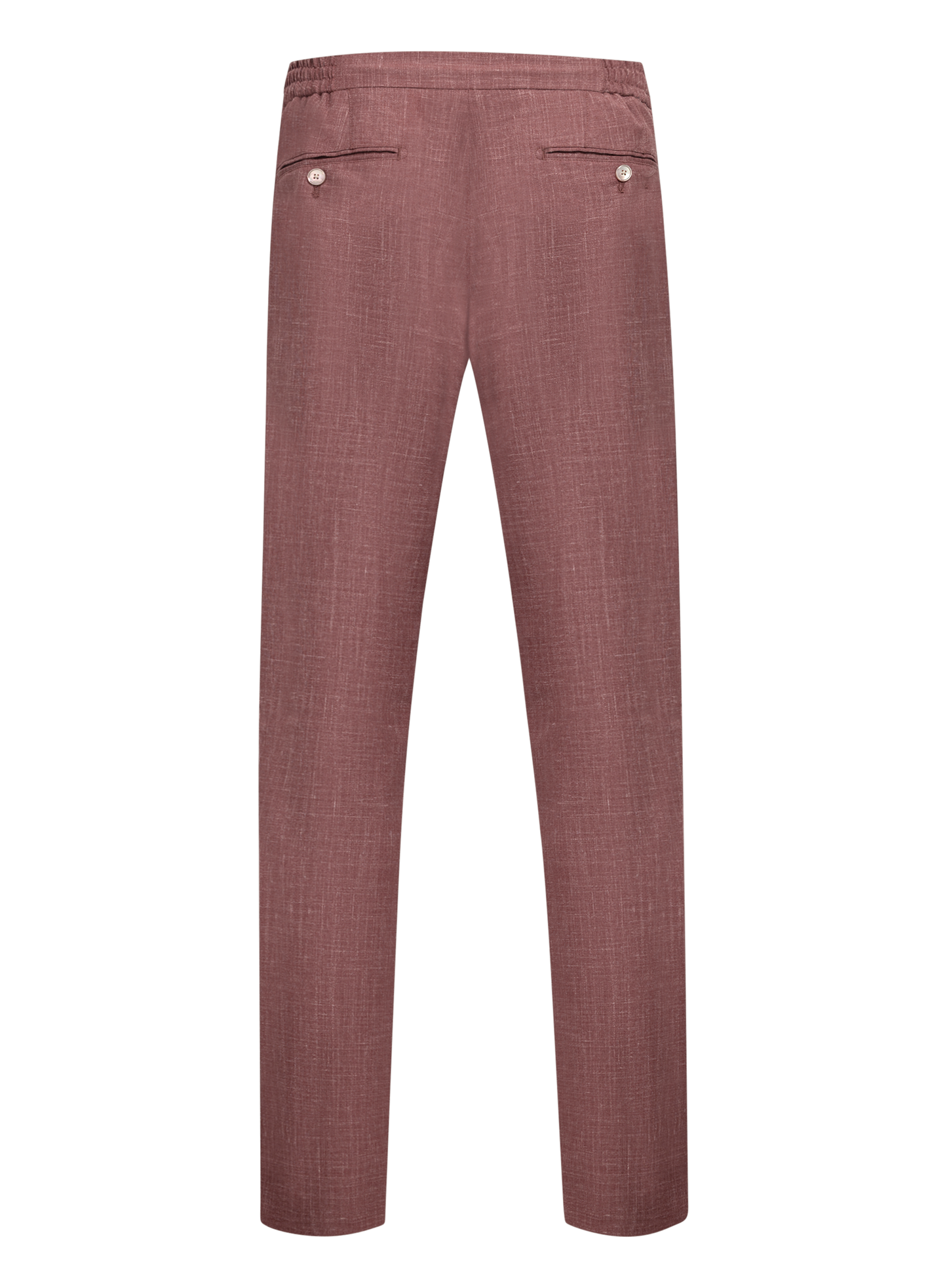Pak met shirt jacket van wol, zijde en linnen (loro piana-stof) | OUD ROZE