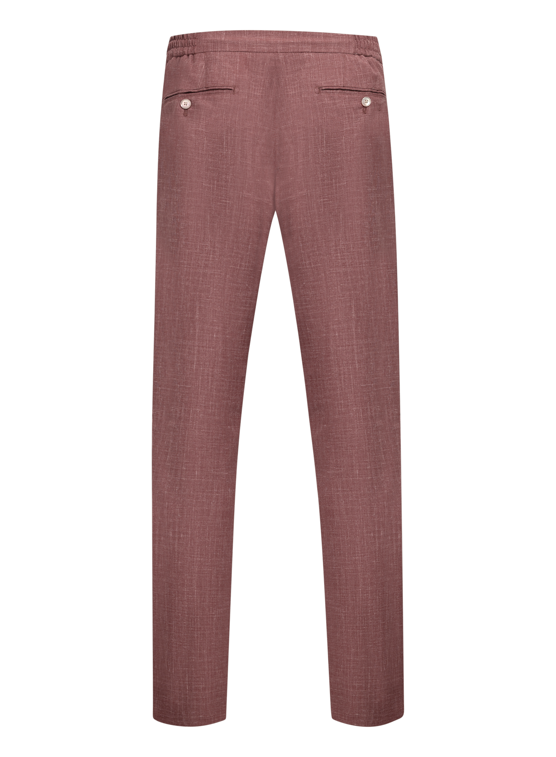 Pak met shirt jacket van wol, zijde en linnen (loro piana-stof) | OUD ROZE