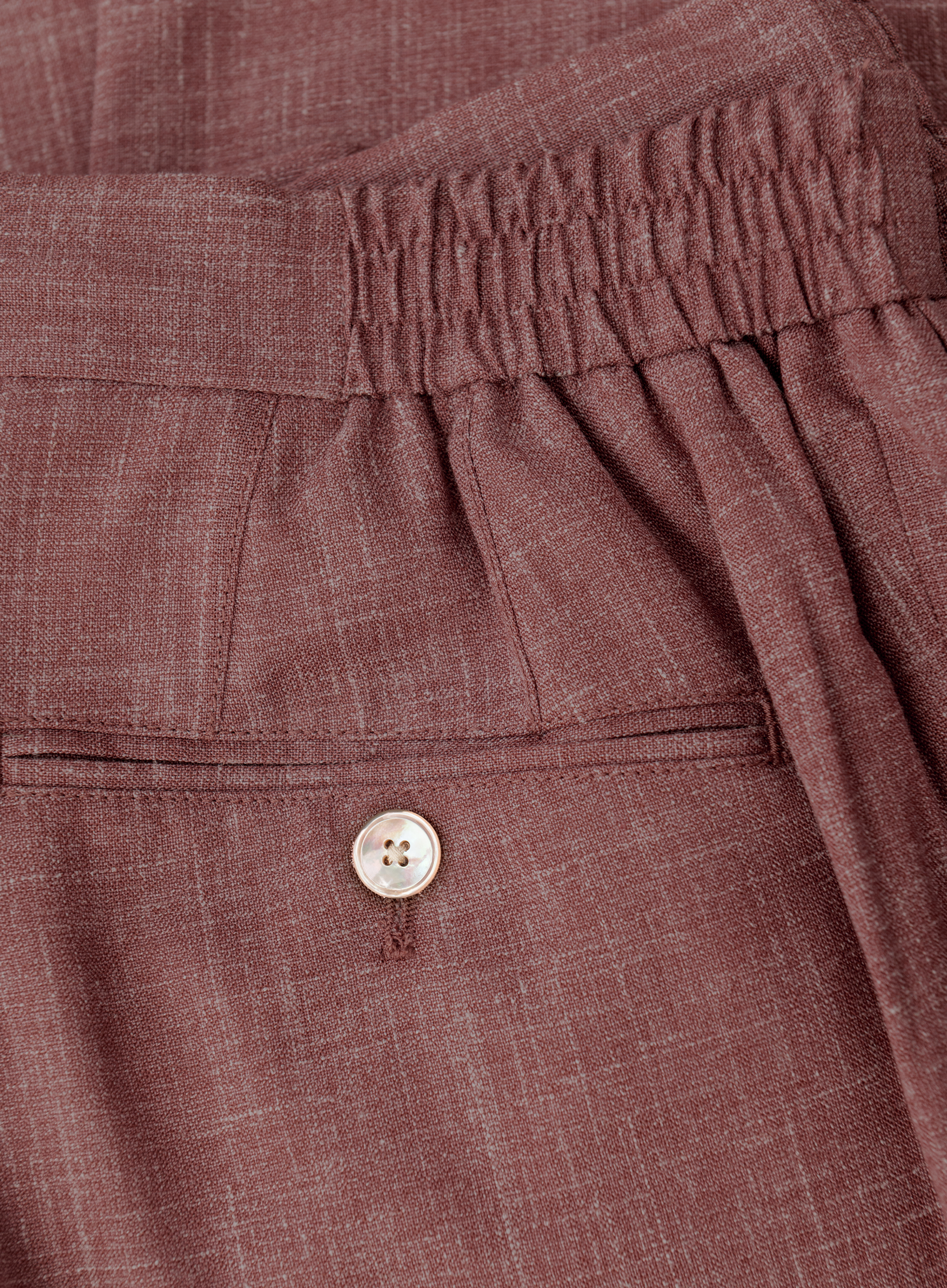 Pak met shirt jacket van wol, zijde en linnen (loro piana-stof) | FULL_WIDTH | OUD ROZE