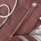 Pak met shirt jacket van wol, zijde en linnen (loro piana-stof) | FULL_WIDTH | OUD ROZE