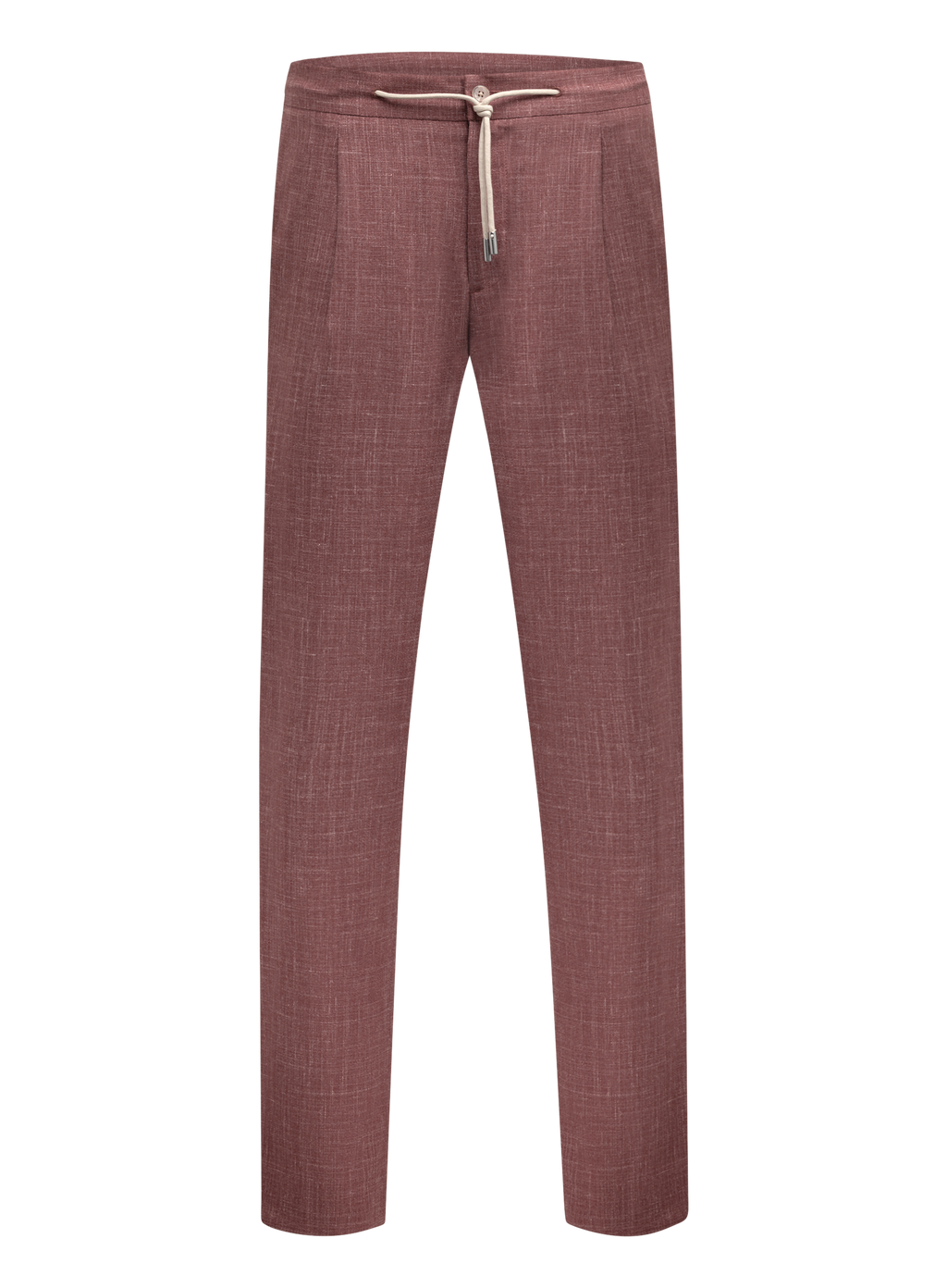 Pak met shirt jacket van wol, zijde en linnen (loro piana-stof) | OUD ROZE