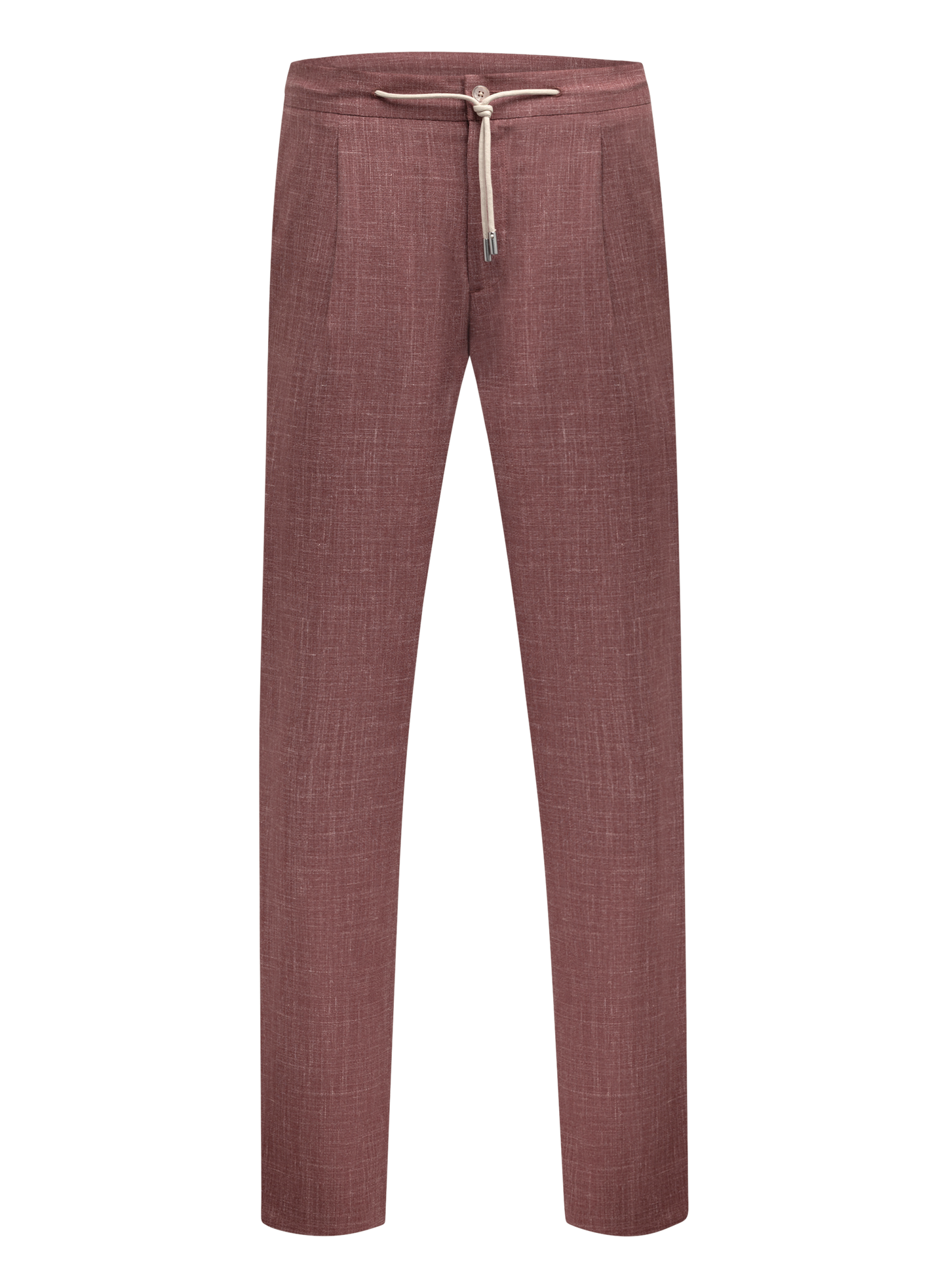 Pak met shirt jacket van wol, zijde en linnen (loro piana-stof) | OUD ROZE