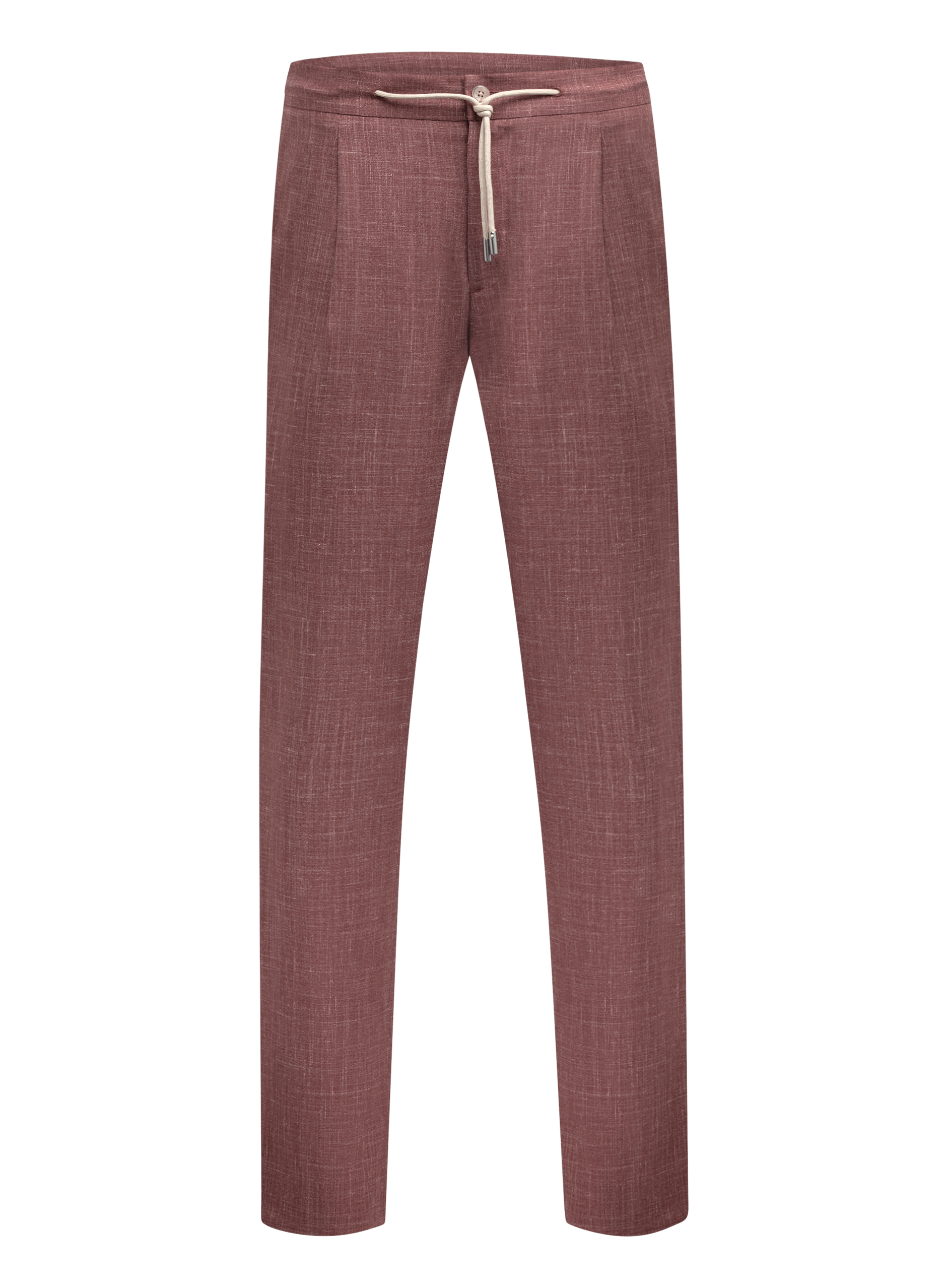 Pak met shirt jacket van wol, zijde en linnen (loro piana-stof) | OUD ROZE