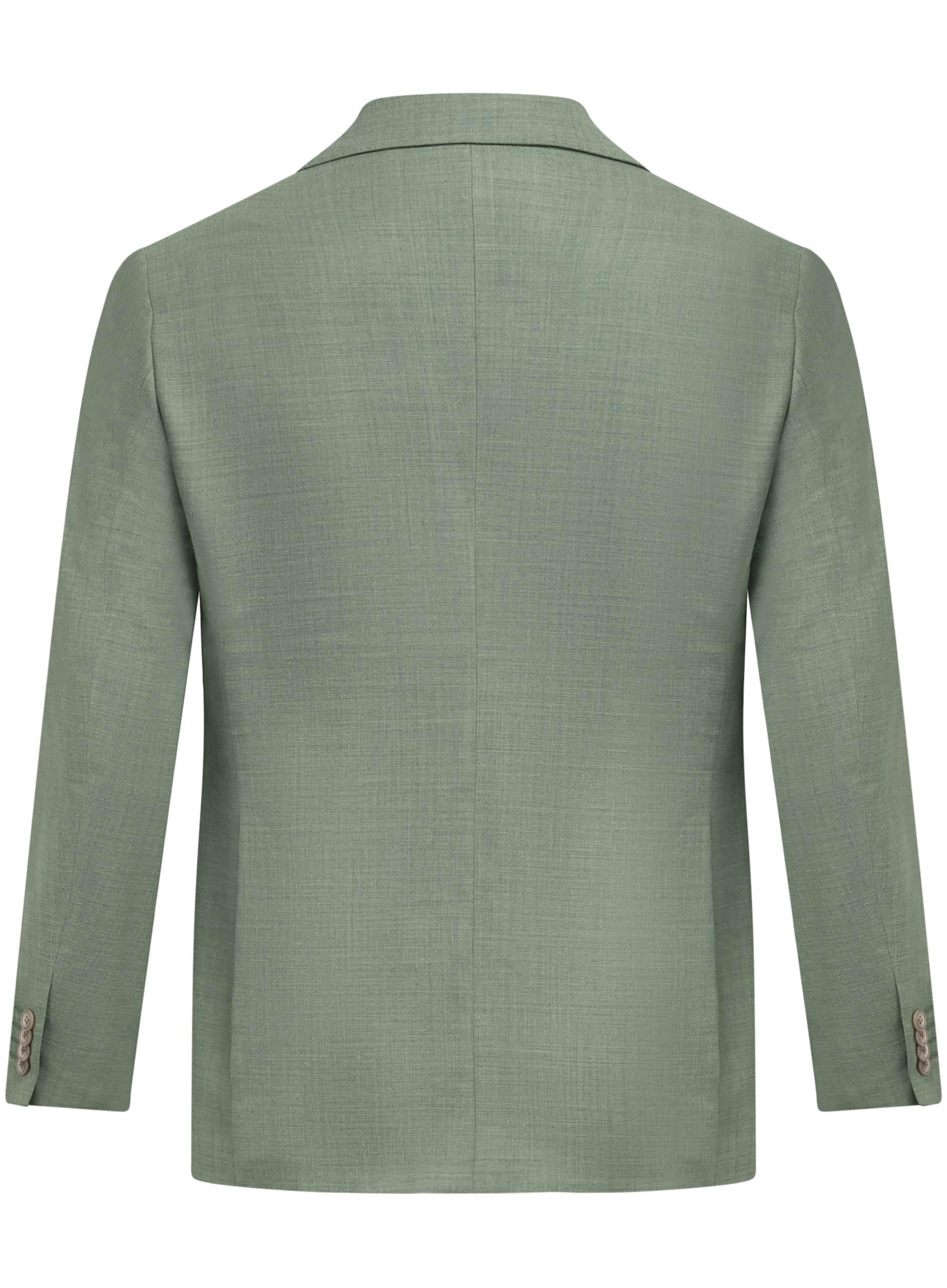 Driedelig pak van wol en linnen | Groen