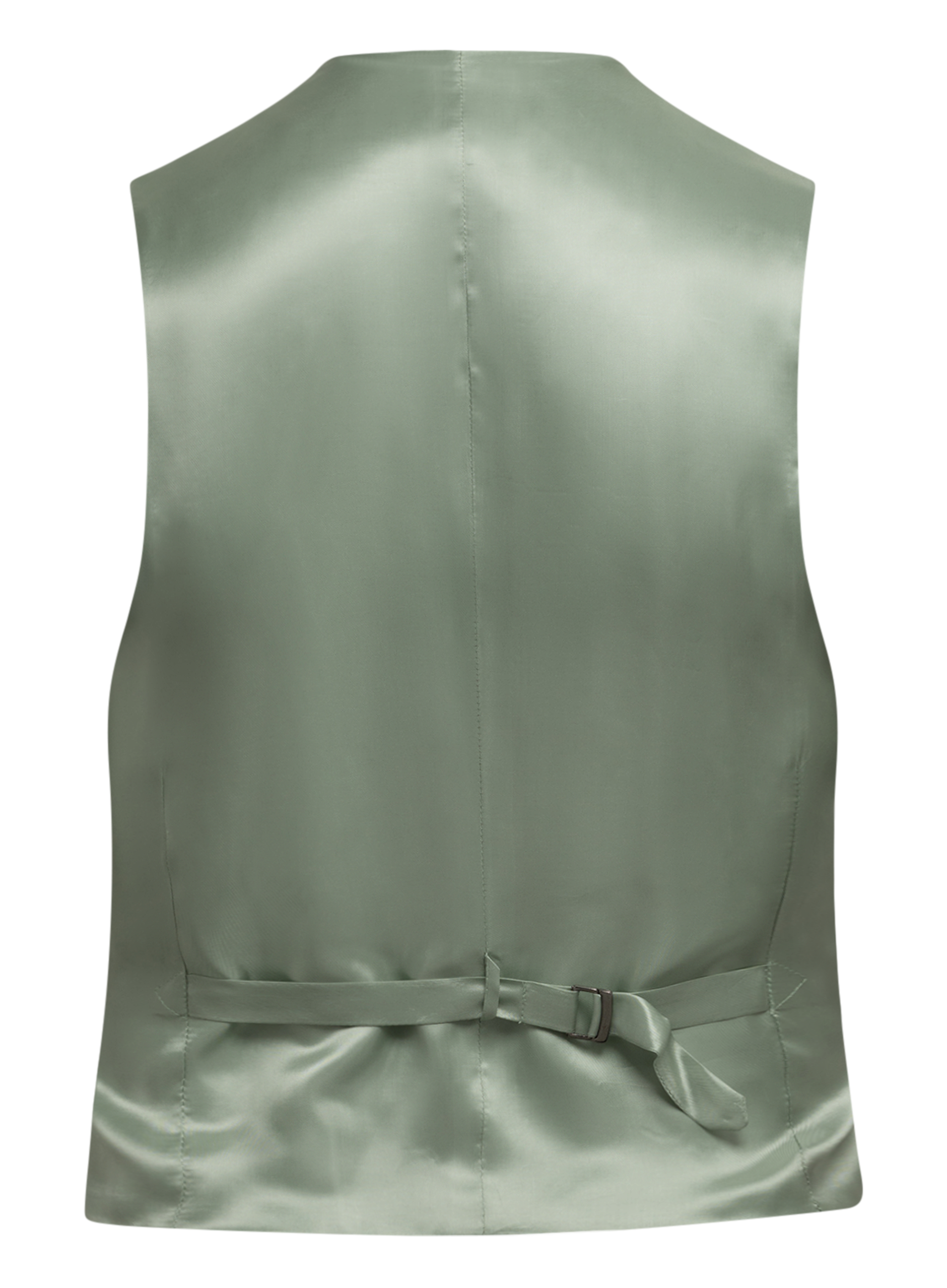 Driedelig pak van wol en linnen | Groen