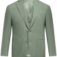 Driedelig pak van wol en linnen | Groen