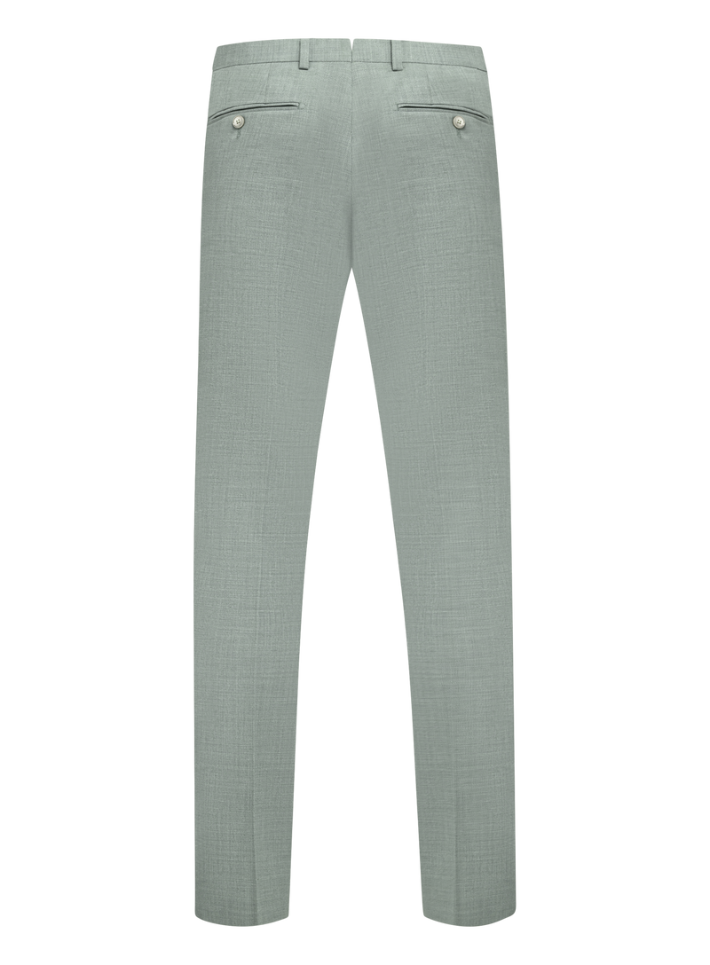 Three-piece suit of wool and linen