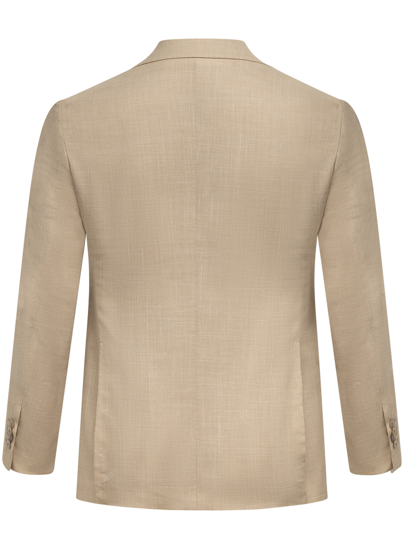 Suit of wool, silk and linen