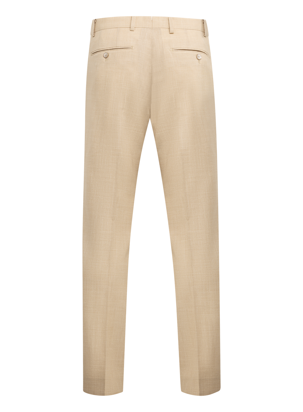 Pak van wol, zijde en linnen (loro piana-stof) | Beige