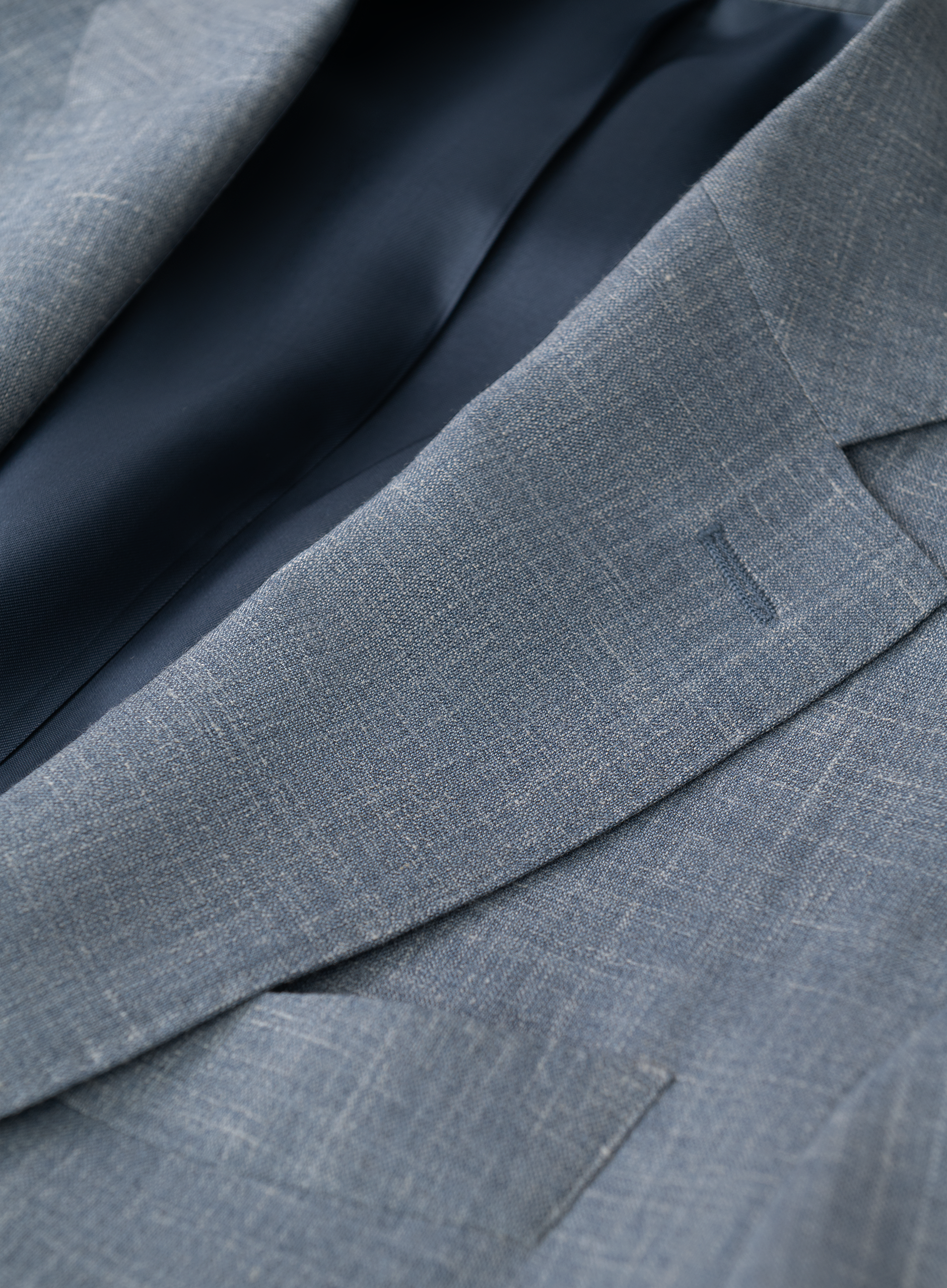 Pak van wol, zijde en linnen (loro piana-stof) | FULL_WIDTH | L.Blauw