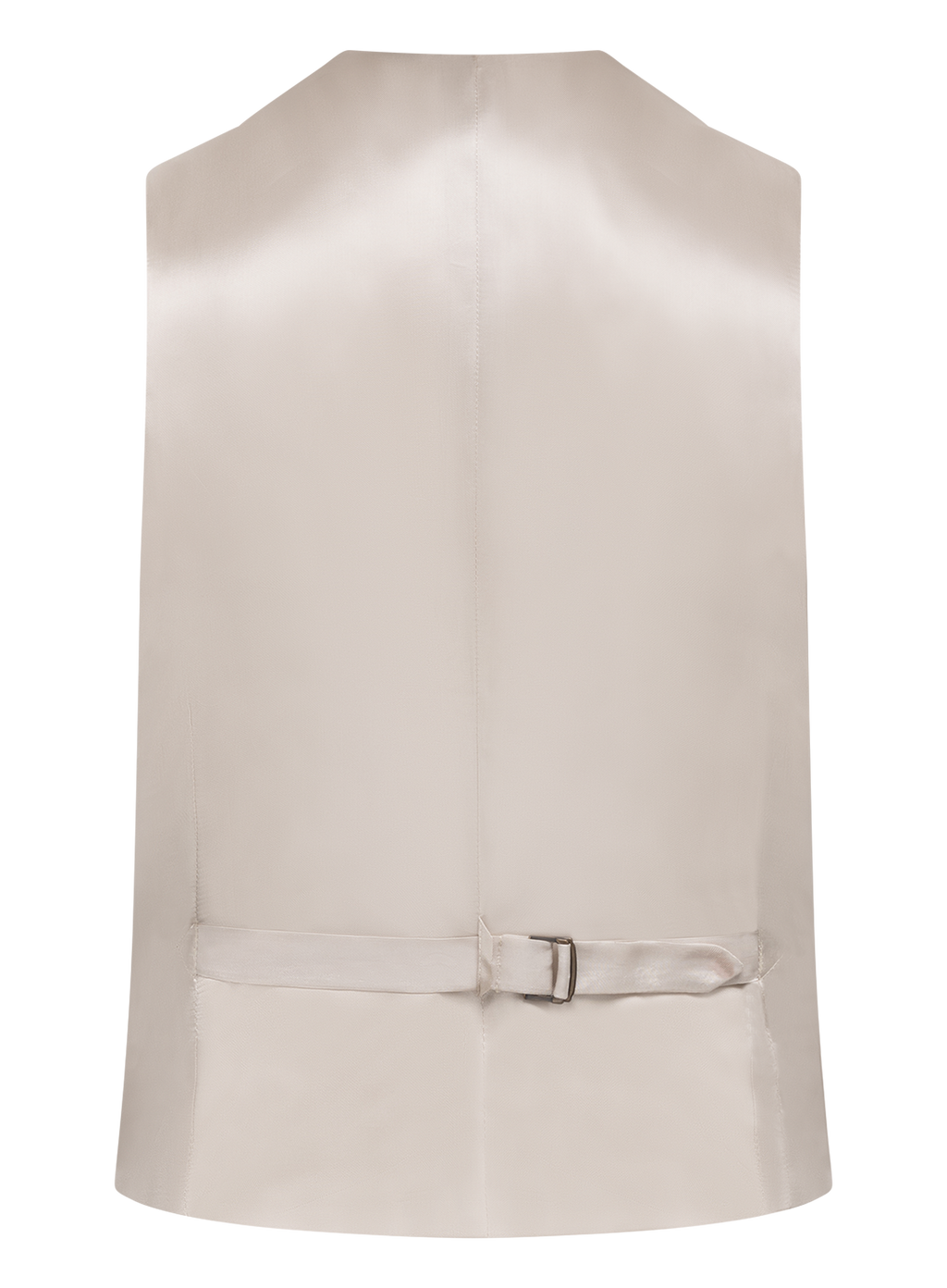 Gilet van wol, zijde en linnen | Beige