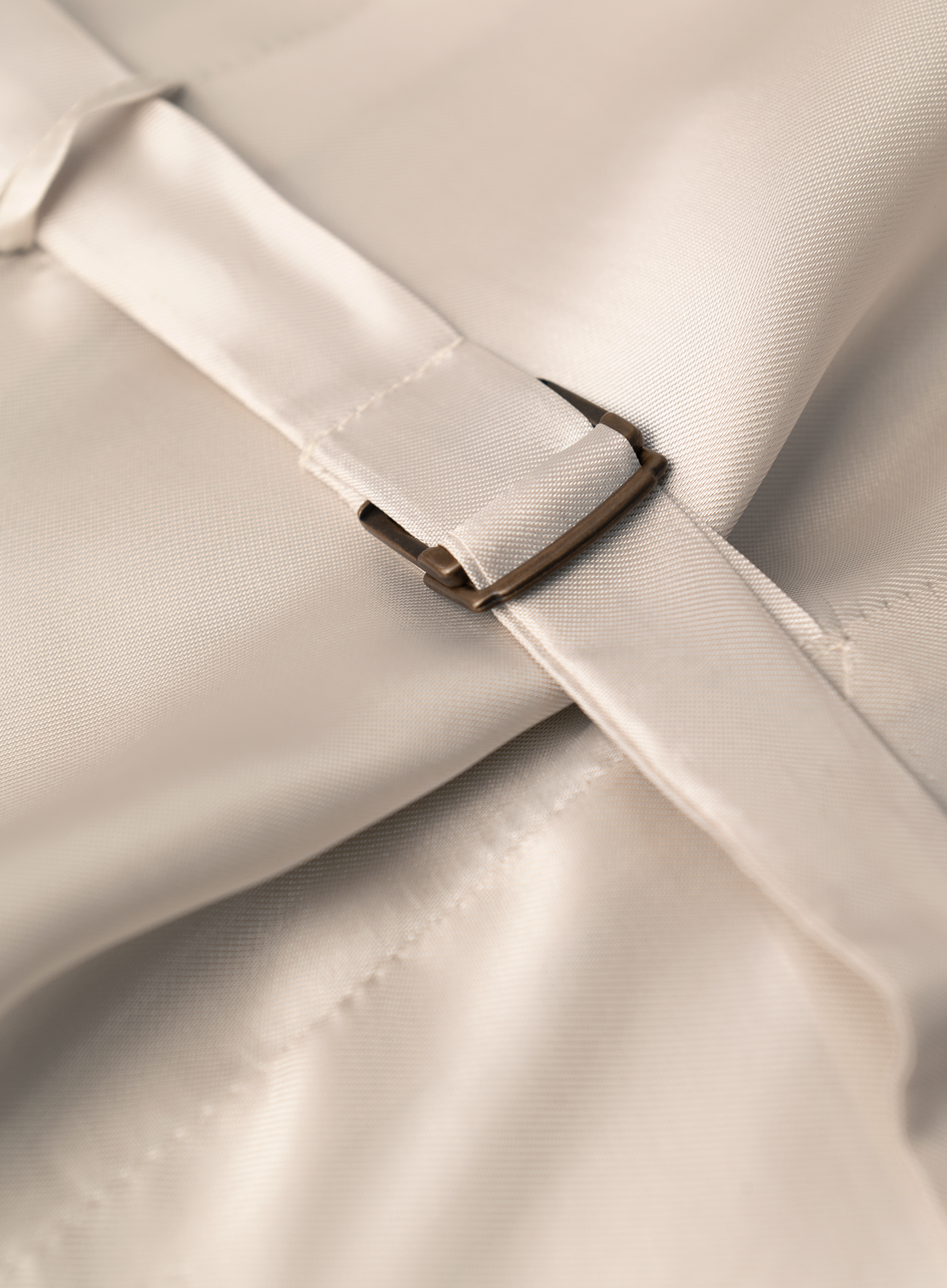 Gilet van wol, zijde en linnen | Beige