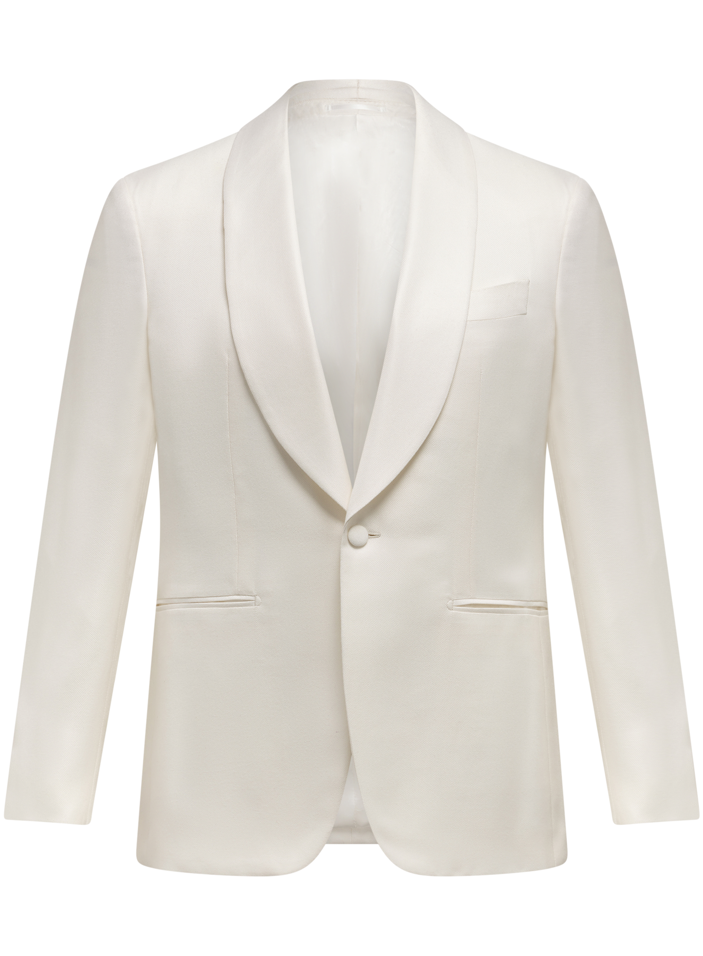 Smokingjasje van bamboe | Wit