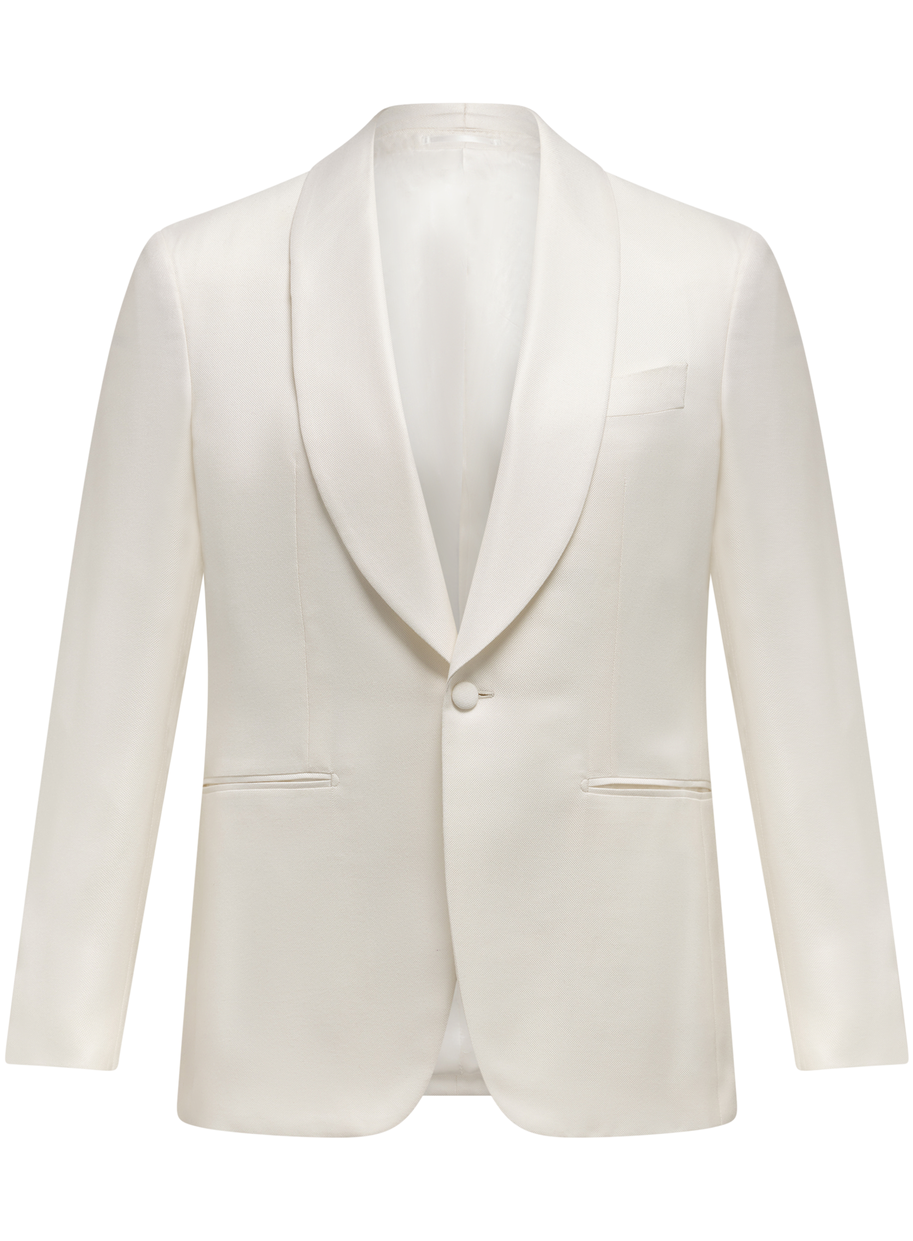 Smokingjasje van bamboe | Wit