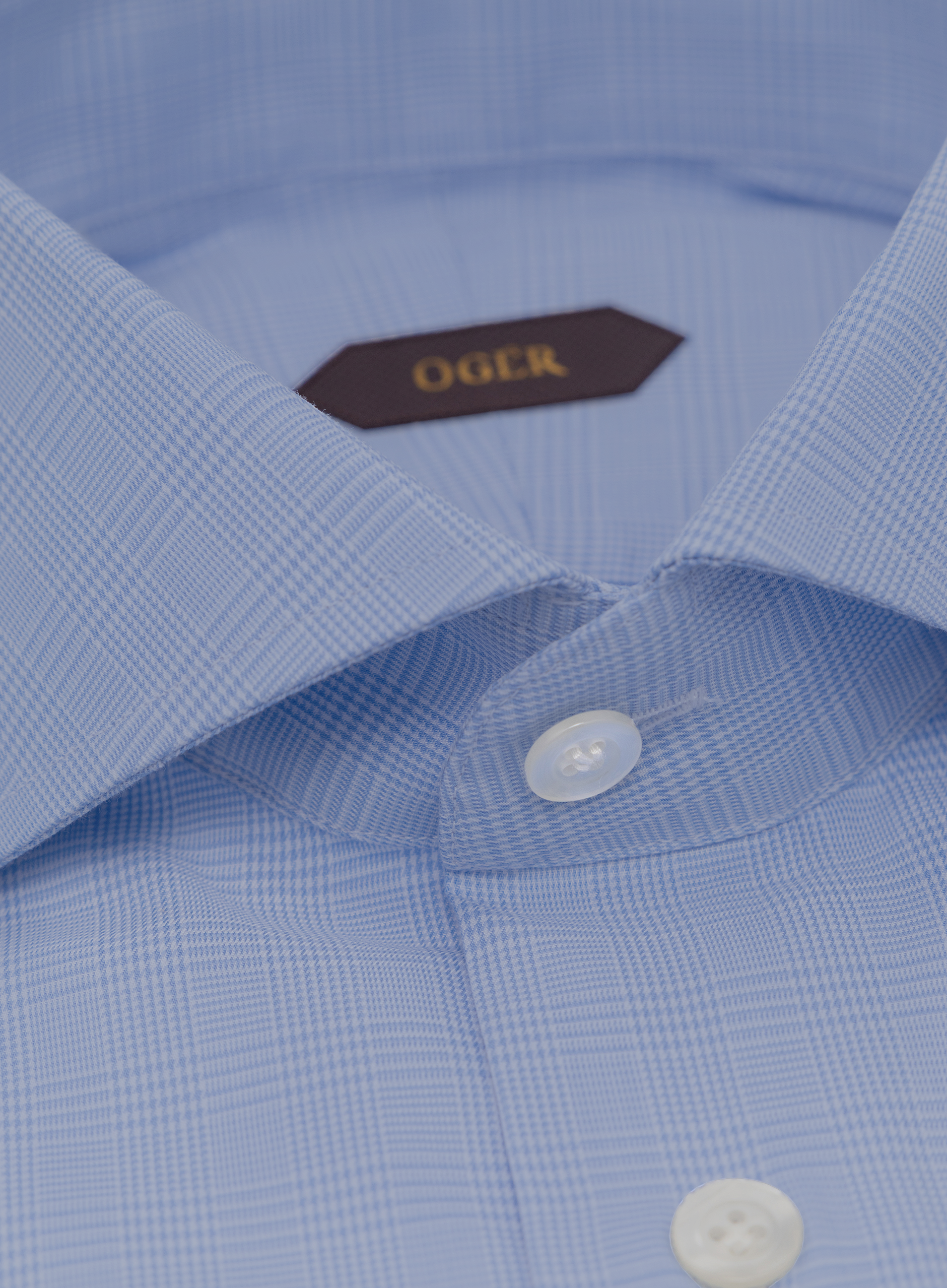 Geruit overhemd van katoen | FULL_WIDTH | L.Blauw