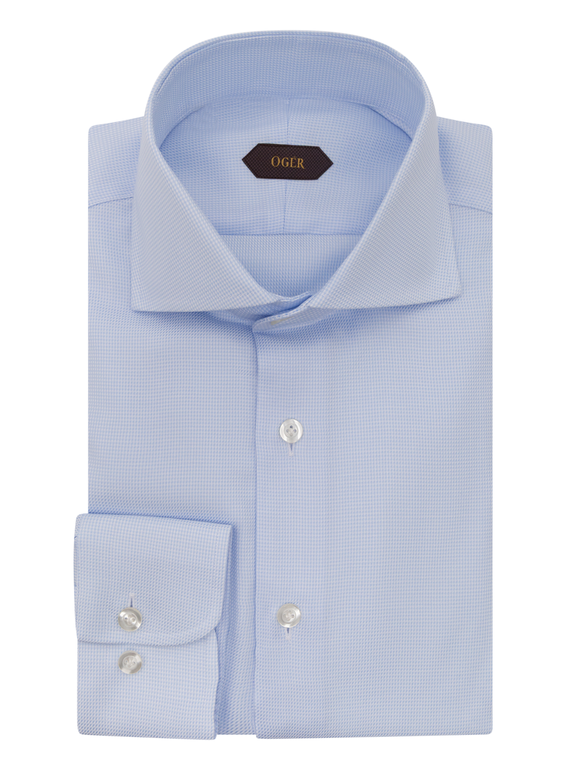 Katoen shirt | FULL_WIDTH | L.Blauw