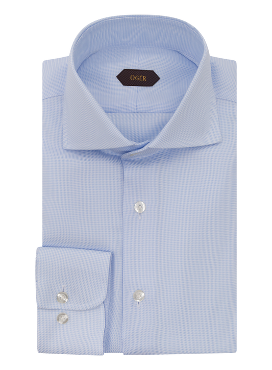 Katoen shirt | FULL_WIDTH | L.Blauw