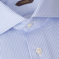 Gestreept katoenen shirt | FULL_WITH | Blauw
