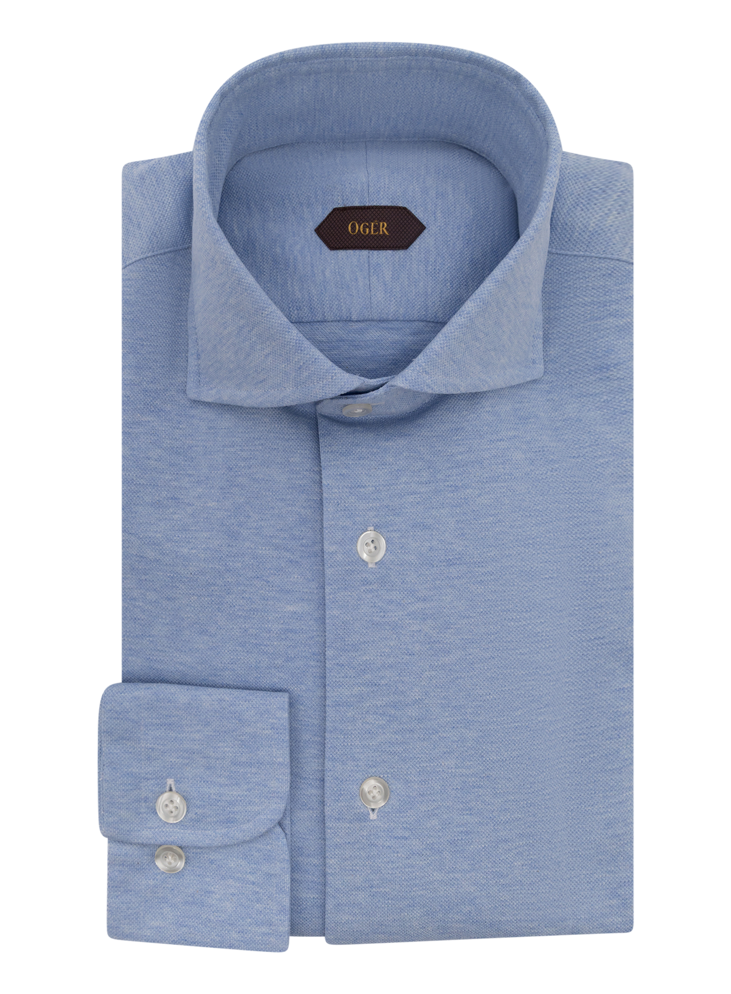 Katoenen shirt | FULL_WIDTH | Blauw