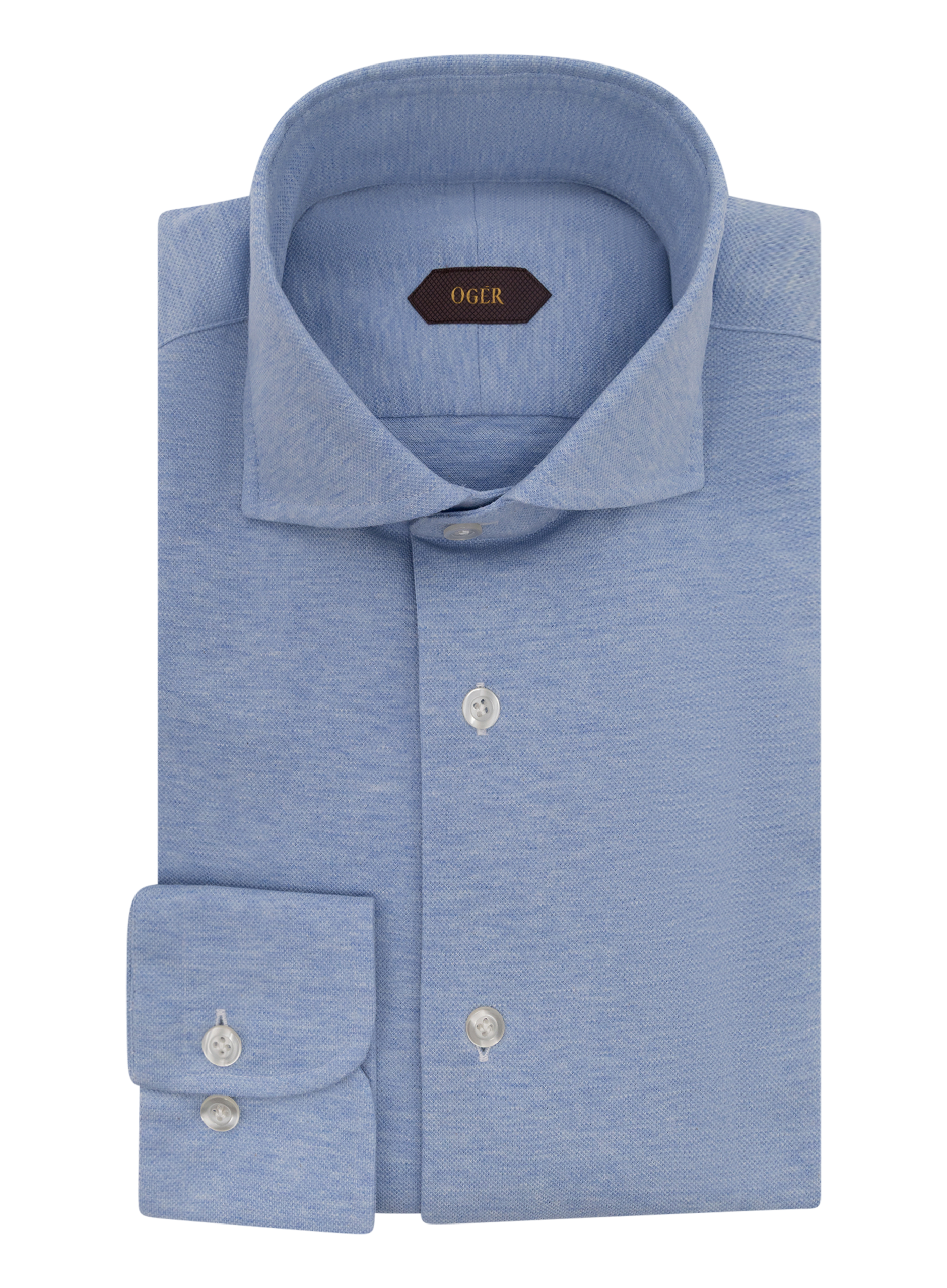 Katoenen shirt | FULL_WIDTH | Blauw