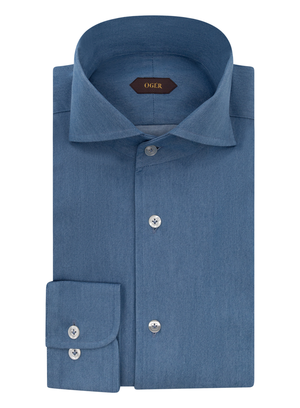 Denim overhemd van katoen | Blue Denim