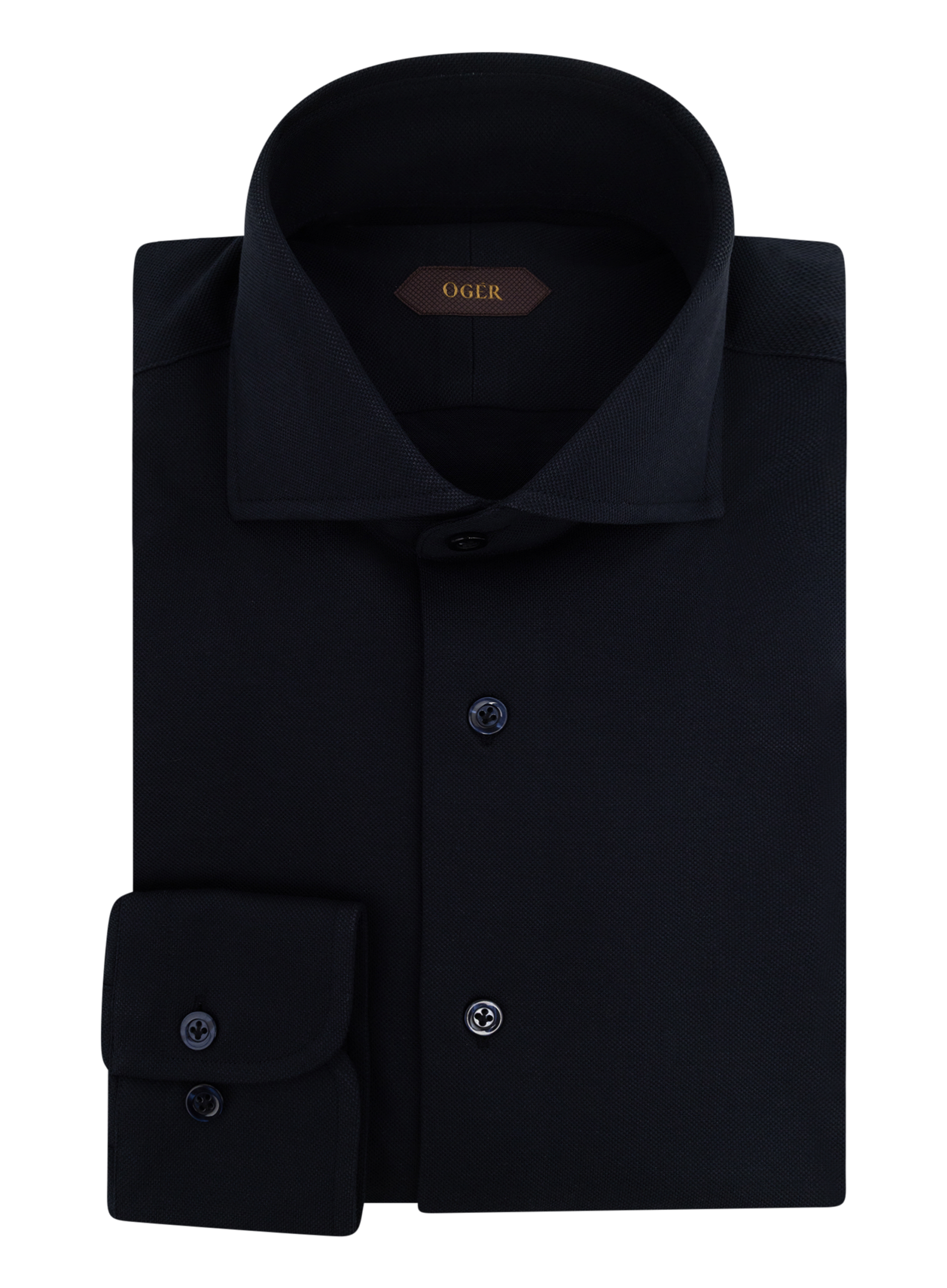 Katoen shirt | FULL_WIDTH | BLUE NAVY