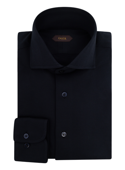 Katoen shirt | FULL_WIDTH | BLUE NAVY